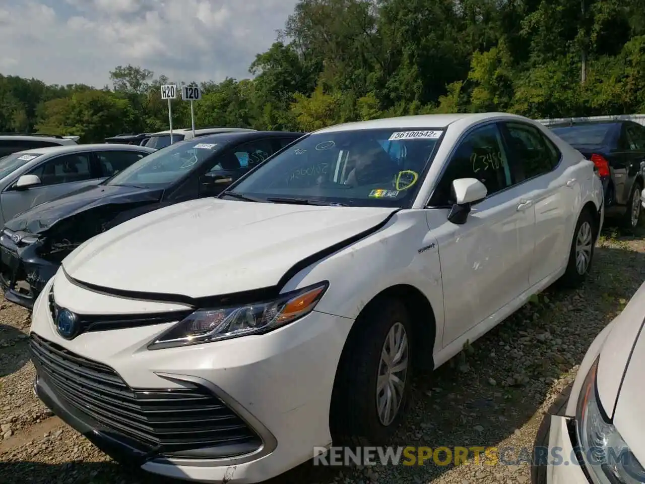 2 Photograph of a damaged car 4T1C31AK3MU022174 TOYOTA CAMRY 2021