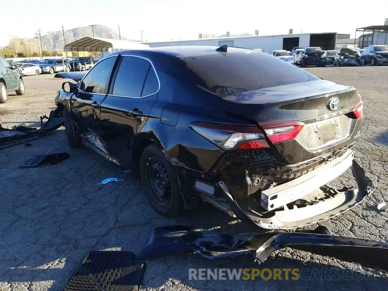 3 Photograph of a damaged car 4T1C31AK3MU022398 TOYOTA CAMRY 2021