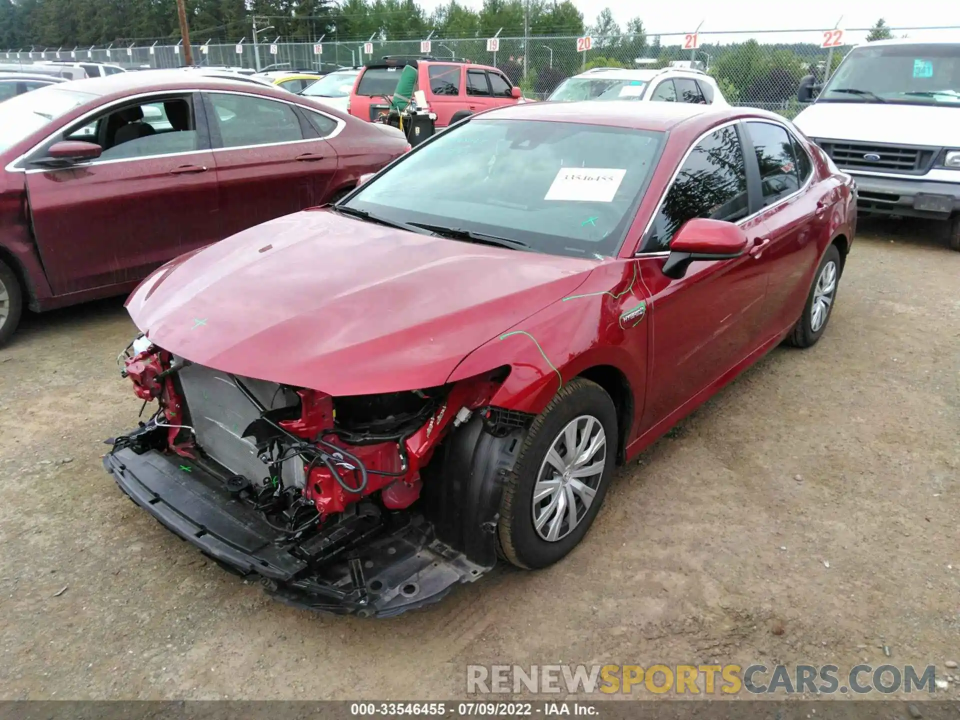 2 Photograph of a damaged car 4T1C31AK3MU030680 TOYOTA CAMRY 2021