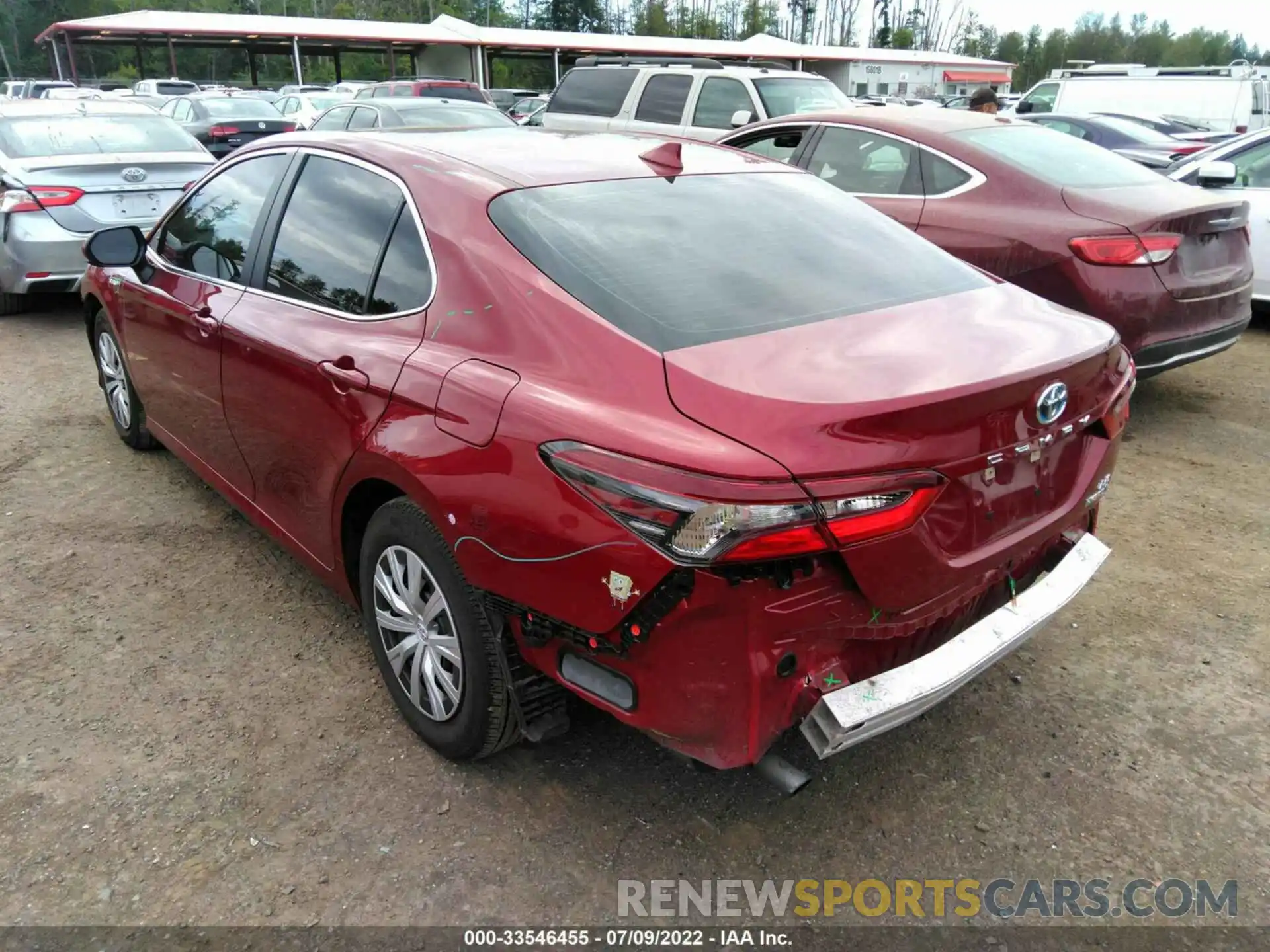 3 Photograph of a damaged car 4T1C31AK3MU030680 TOYOTA CAMRY 2021