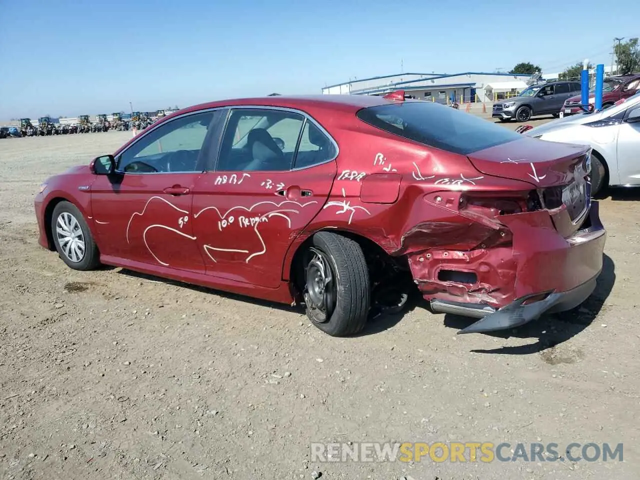 2 Photograph of a damaged car 4T1C31AK3MU556968 TOYOTA CAMRY 2021