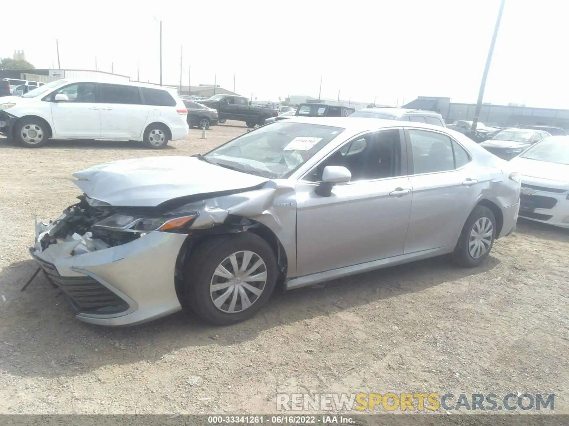 2 Photograph of a damaged car 4T1C31AK4MU549527 TOYOTA CAMRY 2021