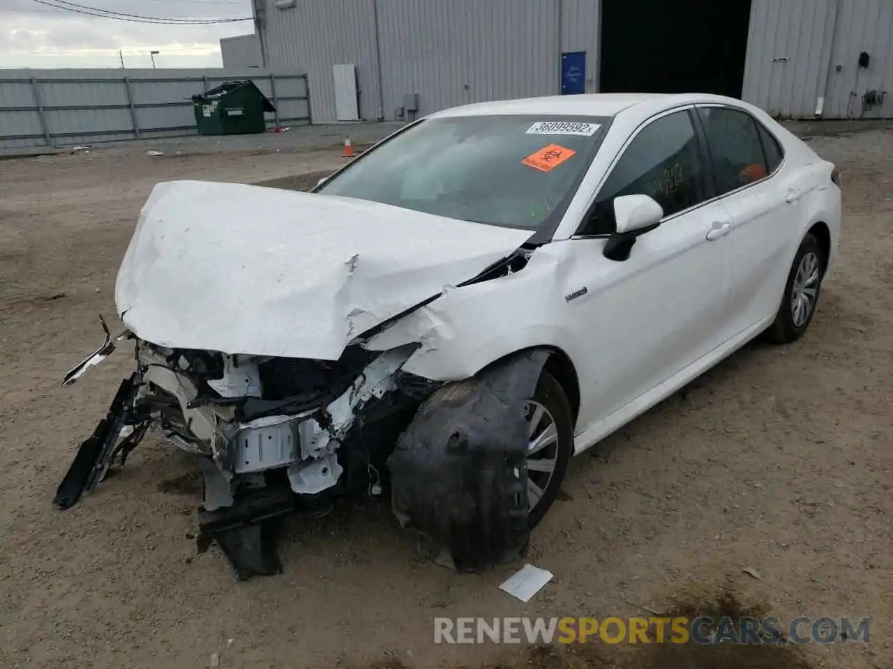 2 Photograph of a damaged car 4T1C31AK4MU555327 TOYOTA CAMRY 2021