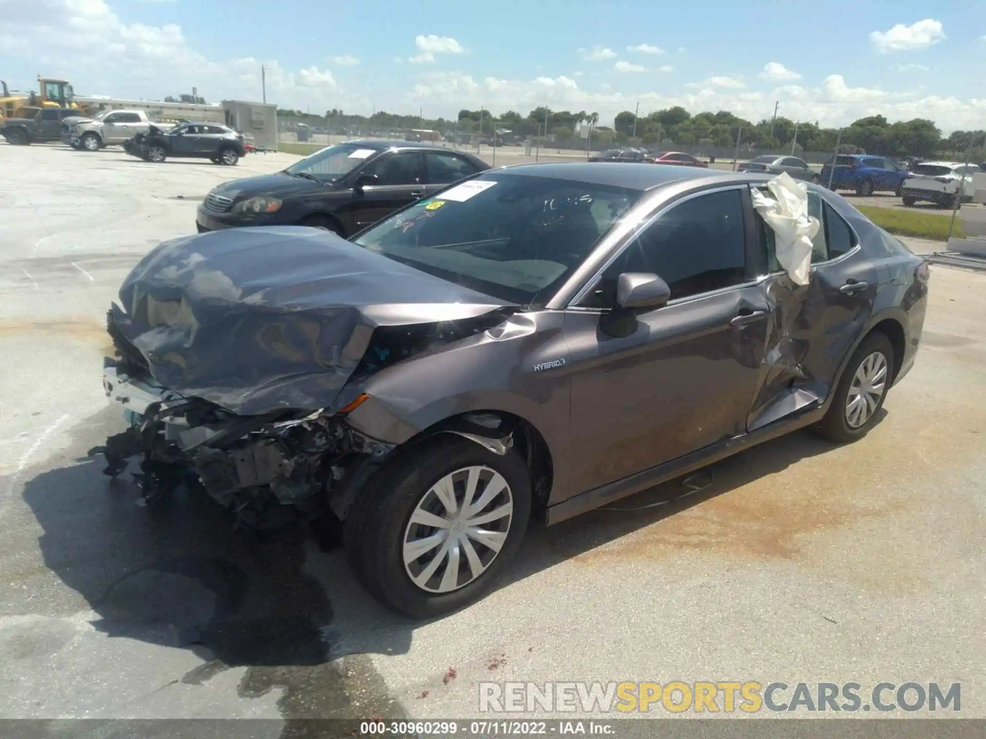 2 Photograph of a damaged car 4T1C31AK4MU561645 TOYOTA CAMRY 2021