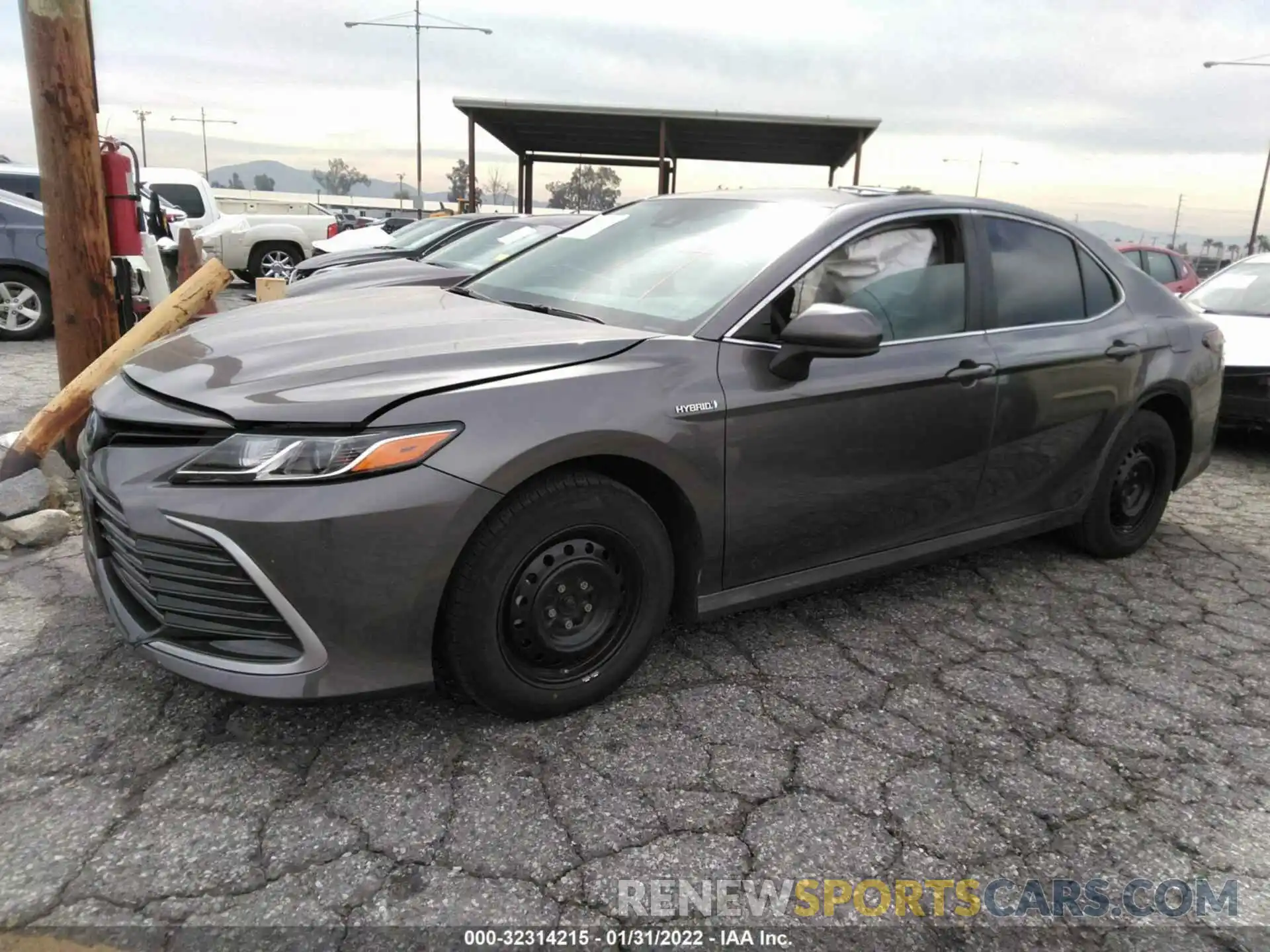 2 Photograph of a damaged car 4T1C31AK5MU022970 TOYOTA CAMRY 2021