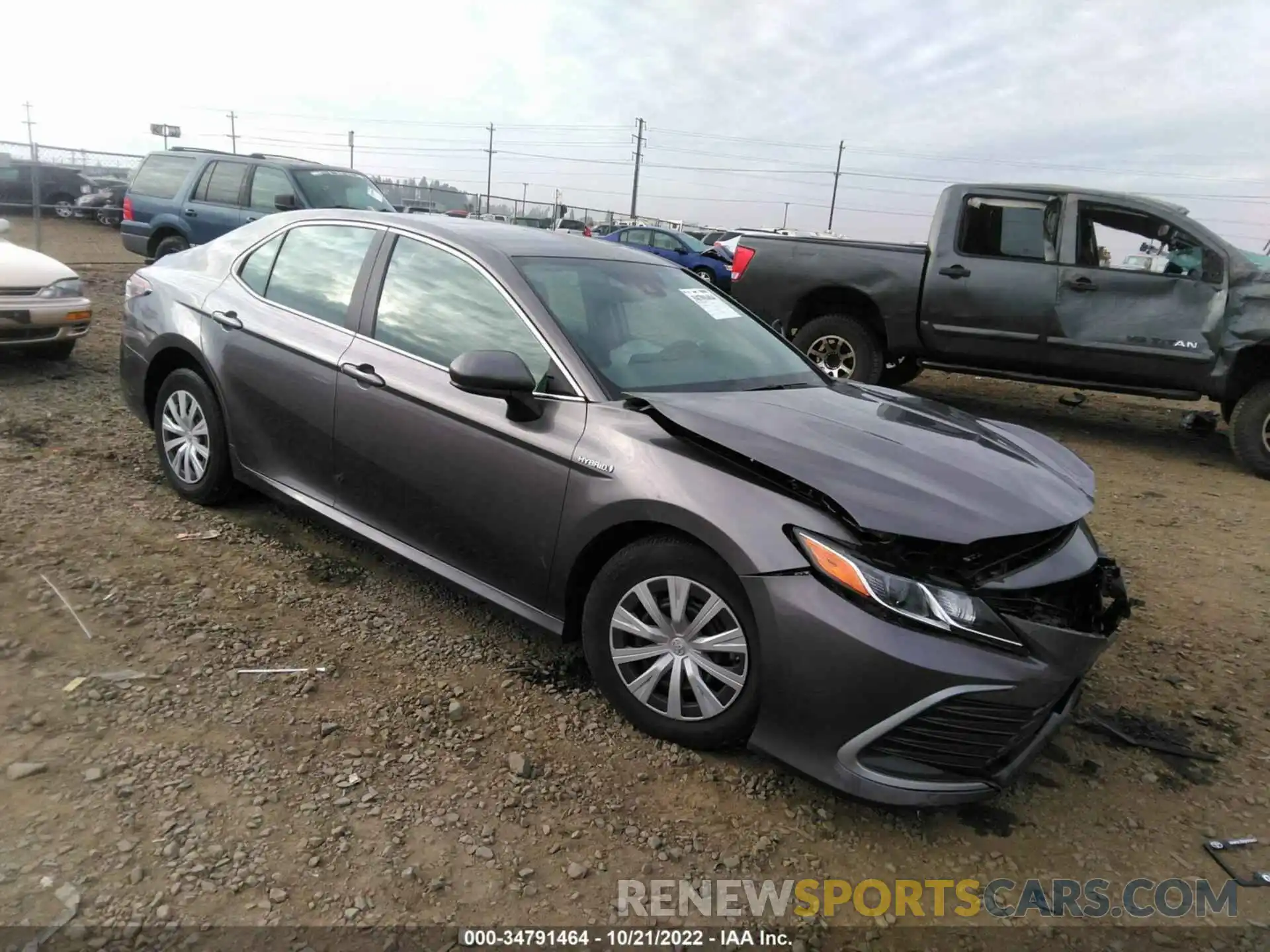 1 Photograph of a damaged car 4T1C31AK5MU030146 TOYOTA CAMRY 2021