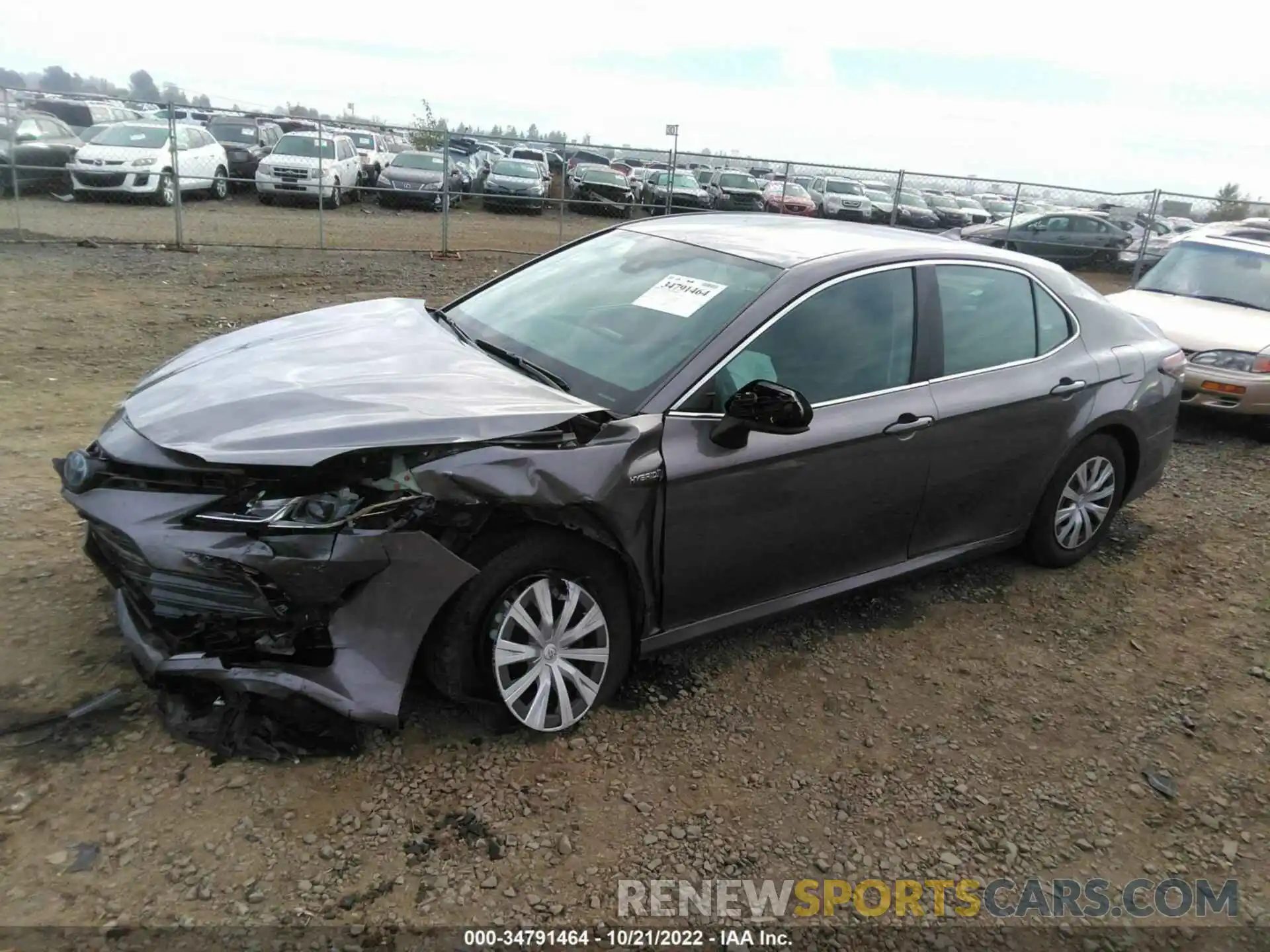 2 Photograph of a damaged car 4T1C31AK5MU030146 TOYOTA CAMRY 2021