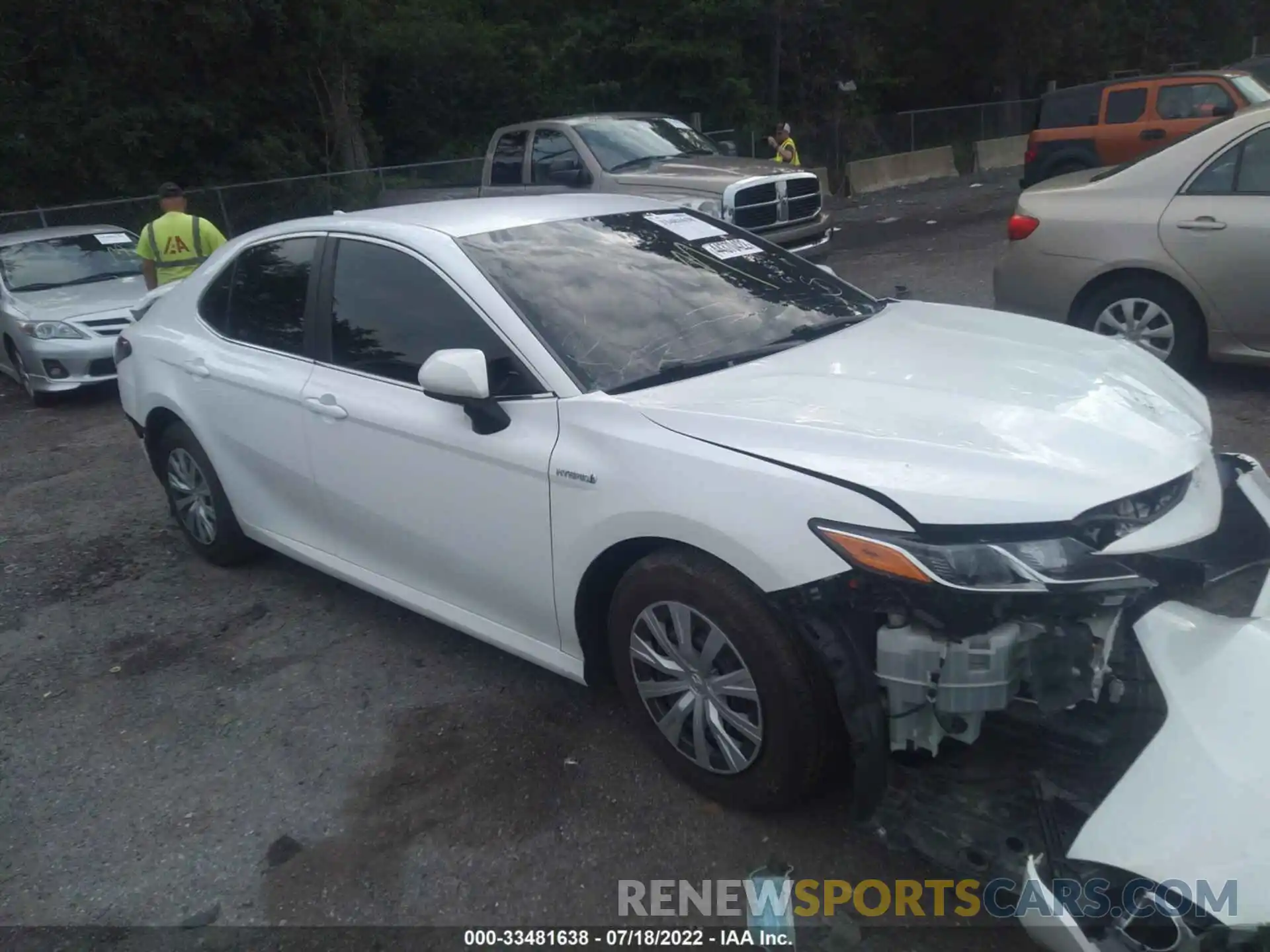 1 Photograph of a damaged car 4T1C31AK5MU548077 TOYOTA CAMRY 2021