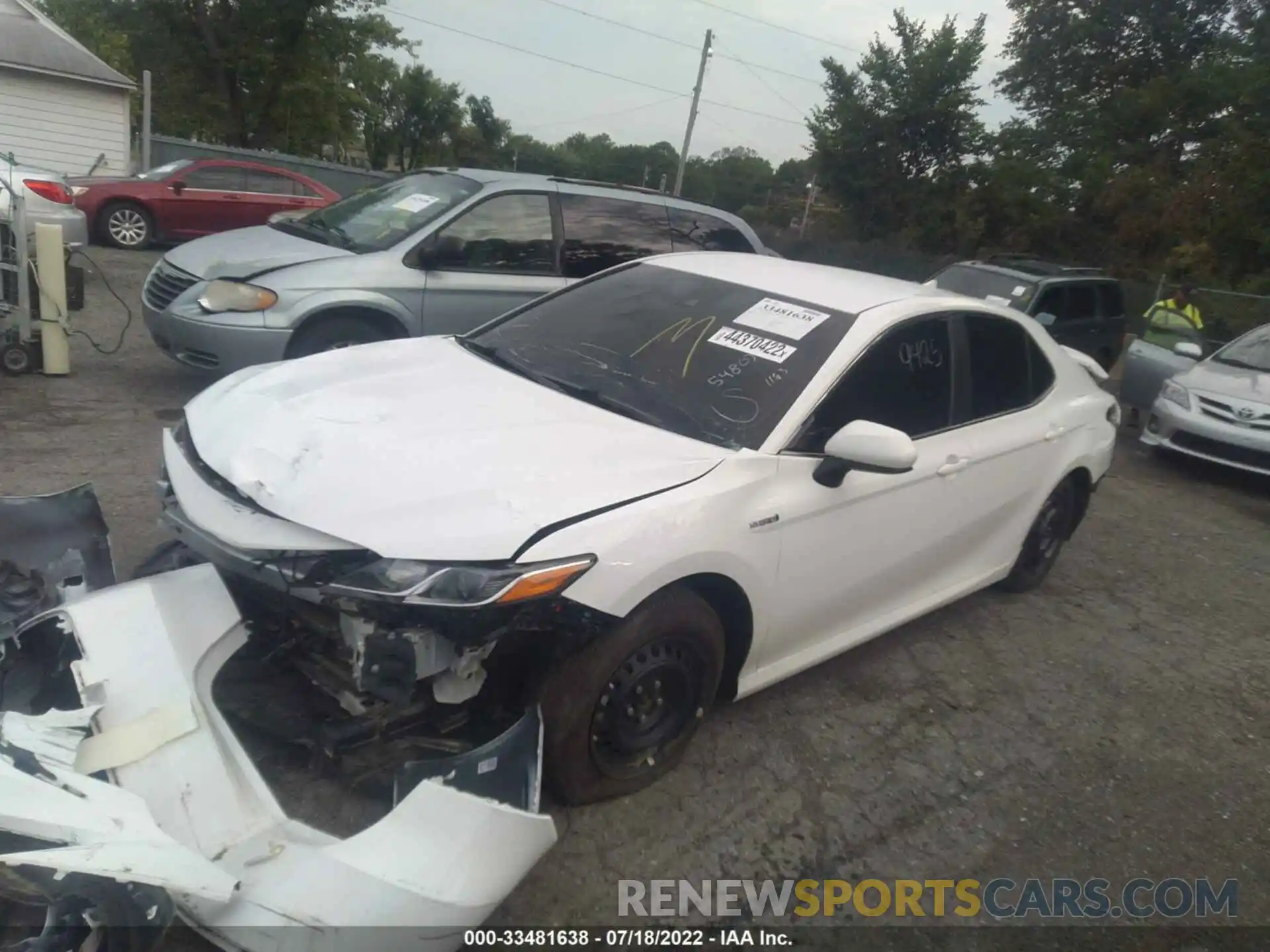 2 Photograph of a damaged car 4T1C31AK5MU548077 TOYOTA CAMRY 2021