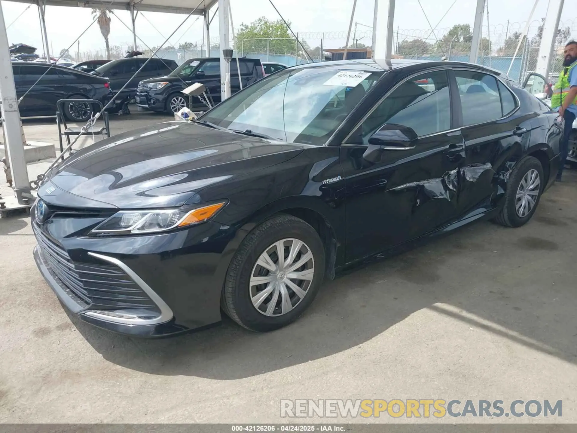 2 Photograph of a damaged car 4T1C31AK6MU553823 TOYOTA CAMRY 2021