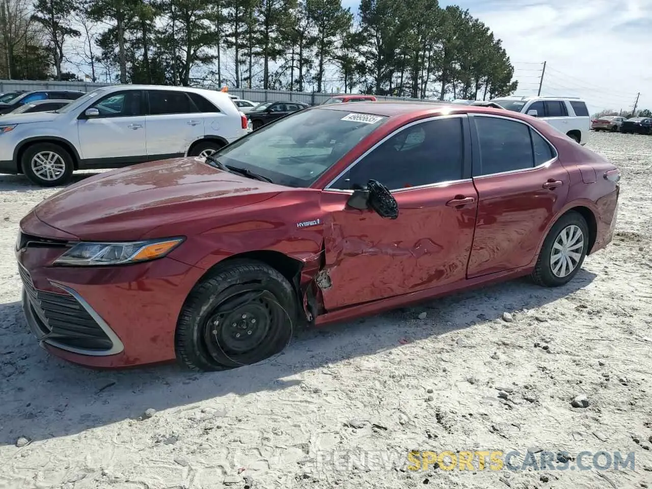1 Photograph of a damaged car 4T1C31AK6MU559766 TOYOTA CAMRY 2021