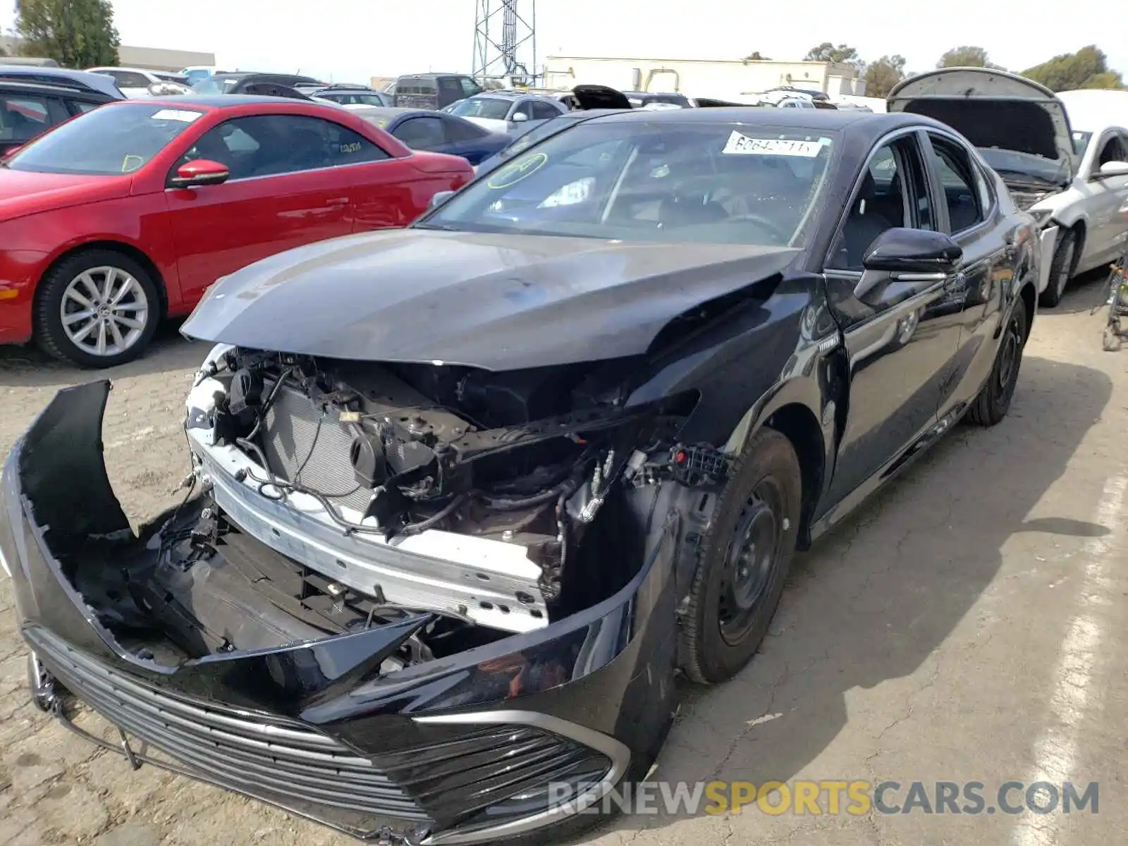 2 Photograph of a damaged car 4T1C31AK6MU566278 TOYOTA CAMRY 2021