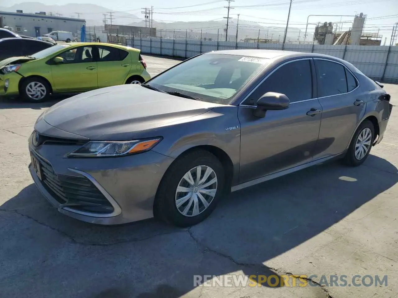 1 Photograph of a damaged car 4T1C31AK7MU023151 TOYOTA CAMRY 2021