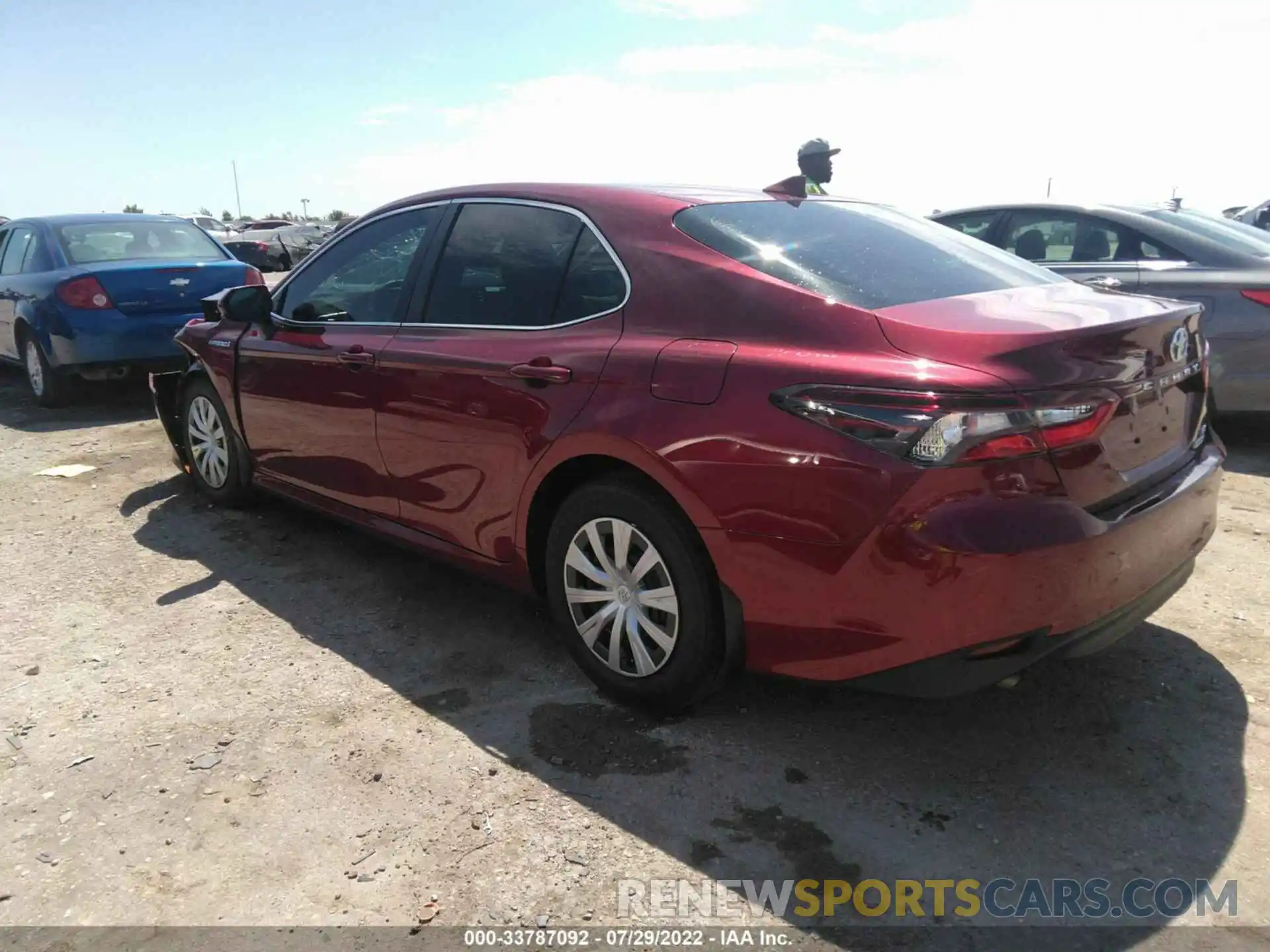 3 Photograph of a damaged car 4T1C31AK7MU559386 TOYOTA CAMRY 2021