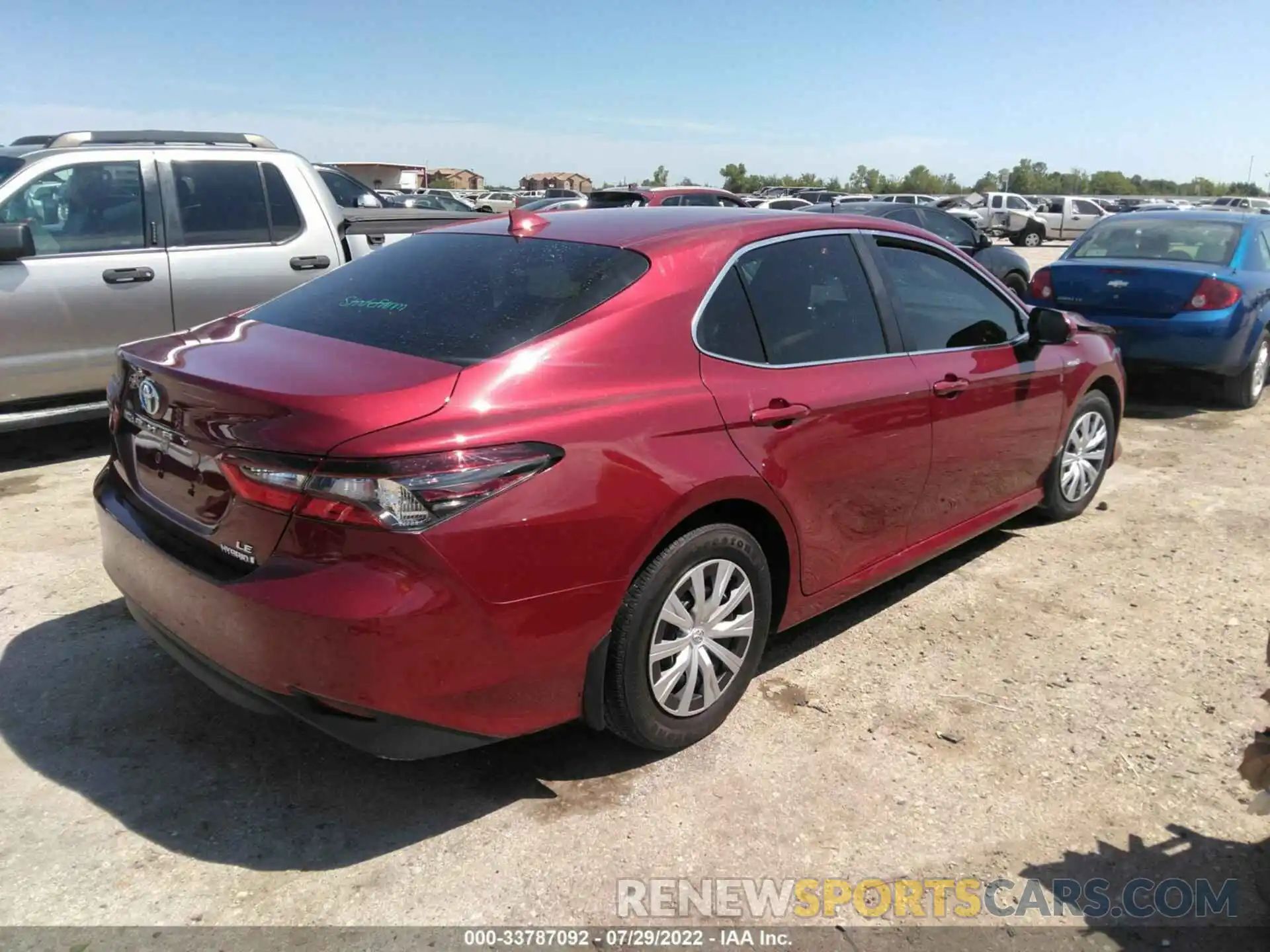 4 Photograph of a damaged car 4T1C31AK7MU559386 TOYOTA CAMRY 2021