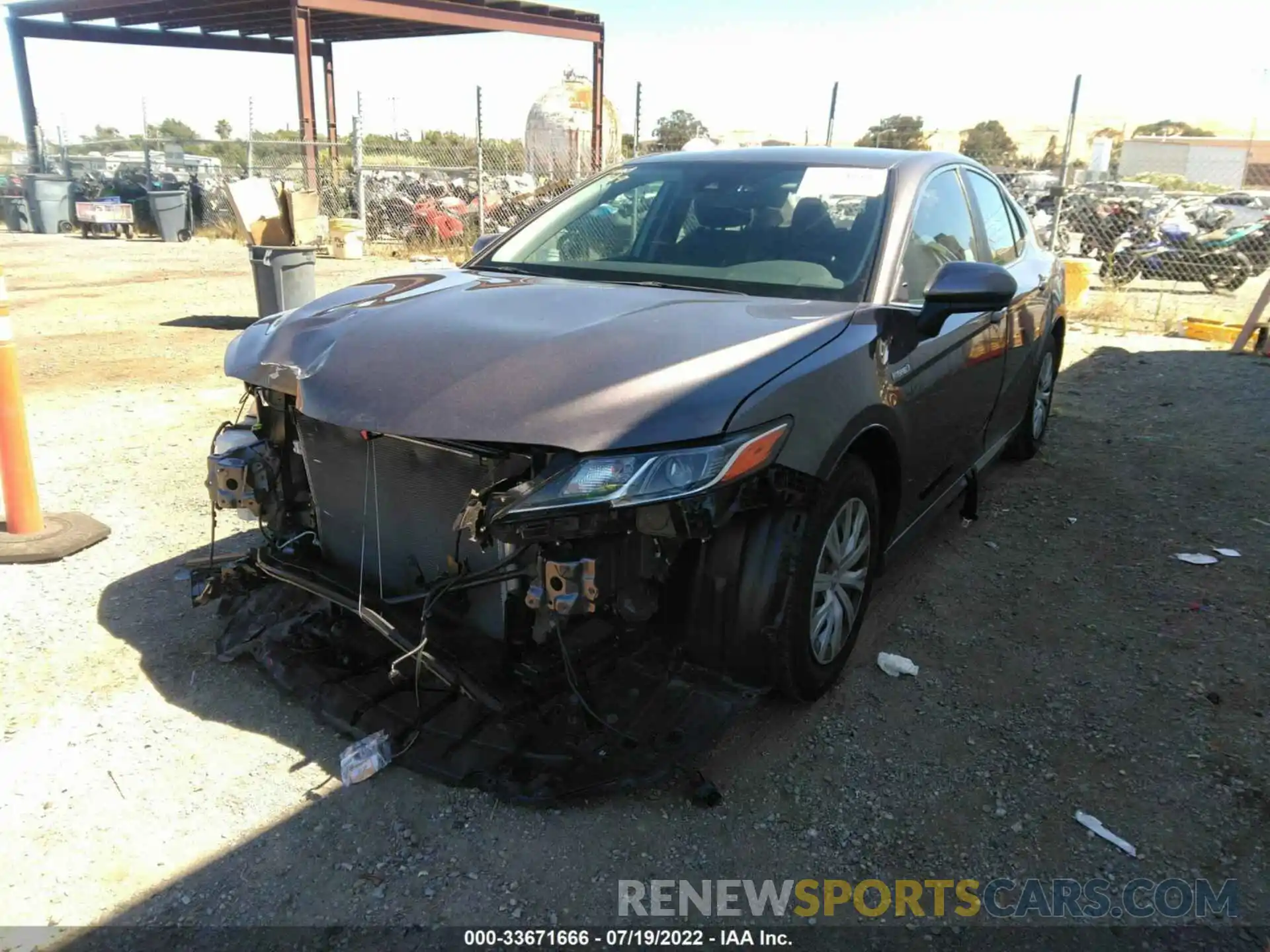 2 Photograph of a damaged car 4T1C31AK7MU562854 TOYOTA CAMRY 2021