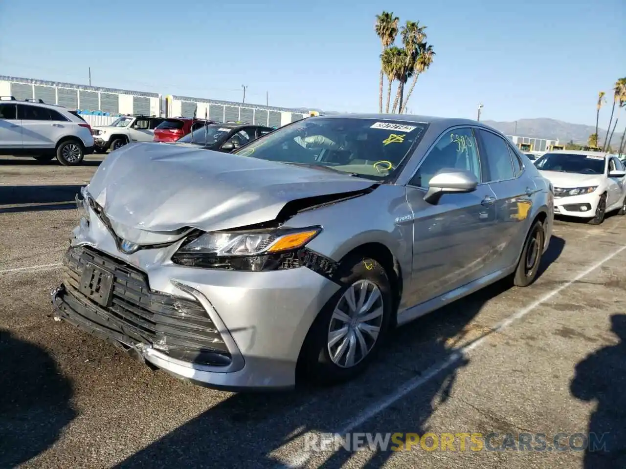 2 Photograph of a damaged car 4T1C31AK8MU553032 TOYOTA CAMRY 2021