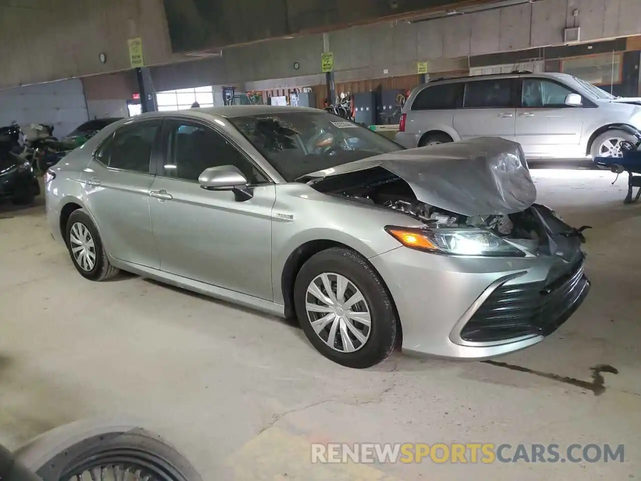 4 Photograph of a damaged car 4T1C31AK8MU556822 TOYOTA CAMRY 2021