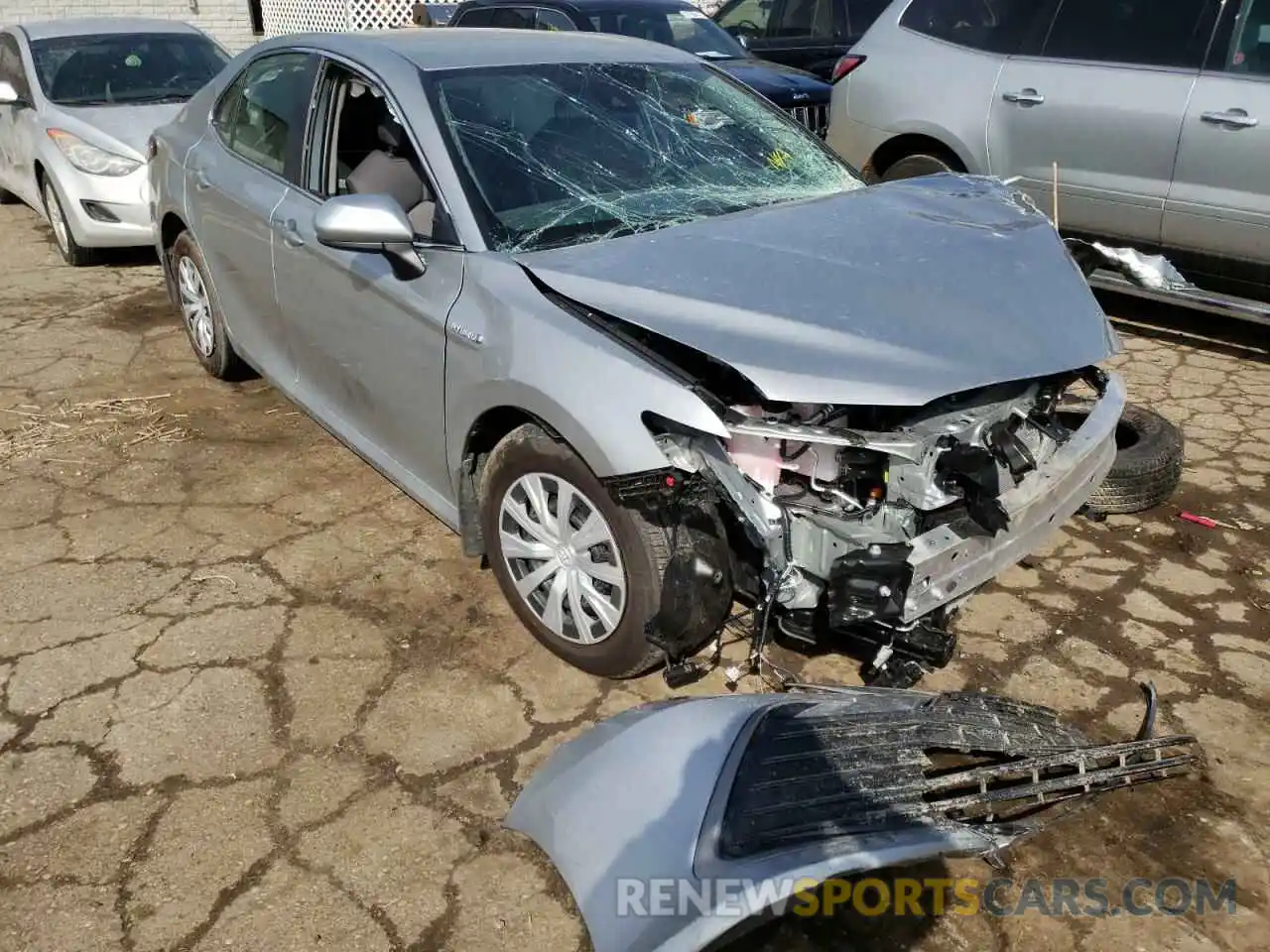 1 Photograph of a damaged car 4T1C31AKXMU027923 TOYOTA CAMRY 2021