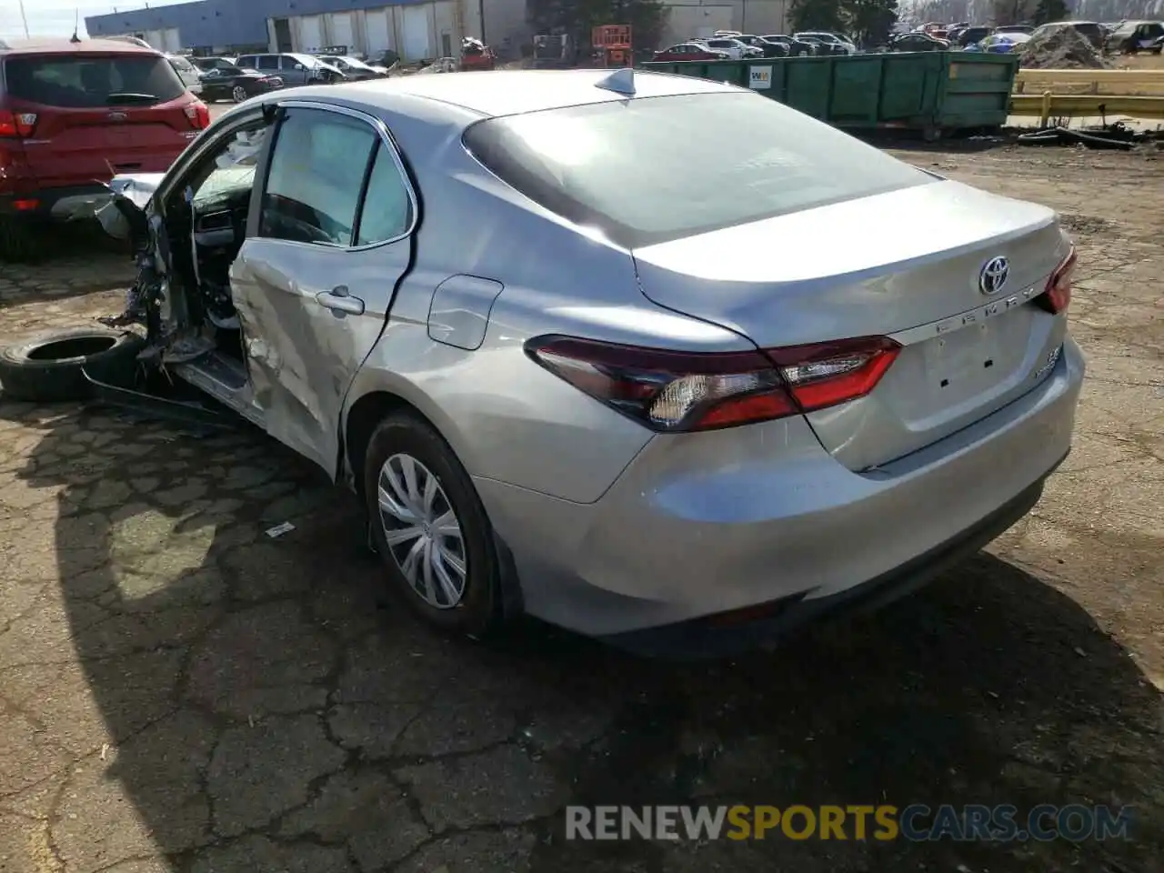 3 Photograph of a damaged car 4T1C31AKXMU027923 TOYOTA CAMRY 2021