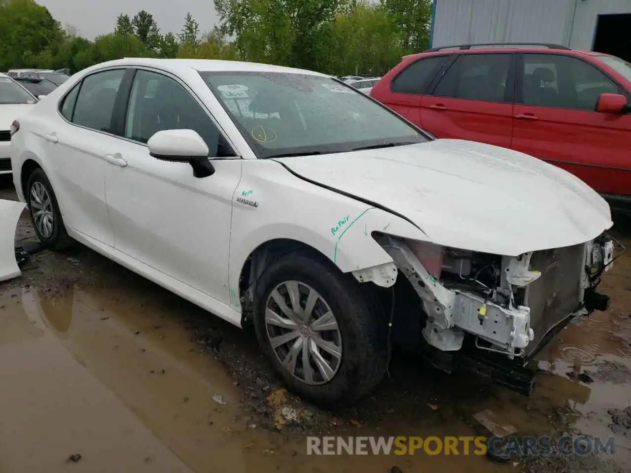 1 Photograph of a damaged car 4T1C31AKXMU554117 TOYOTA CAMRY 2021