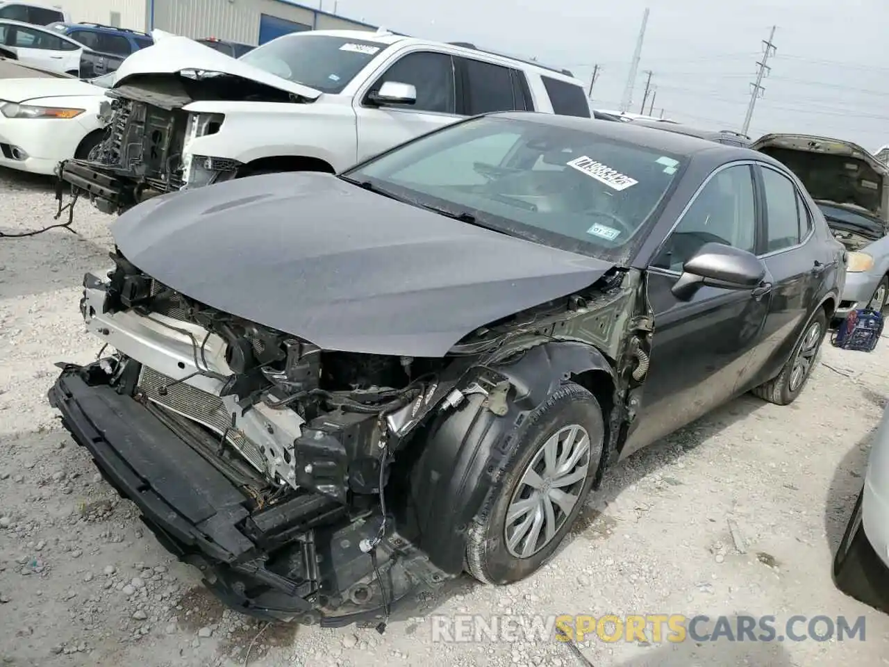 1 Photograph of a damaged car 4T1C31AKXMU554330 TOYOTA CAMRY 2021