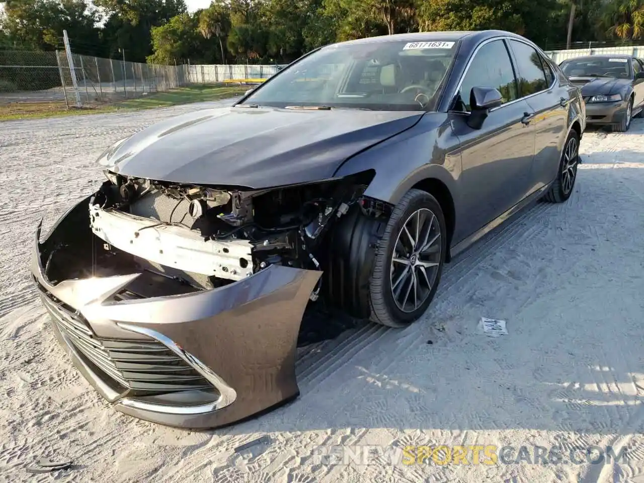 2 Photograph of a damaged car 4T1F11AK0MU603070 TOYOTA CAMRY 2021