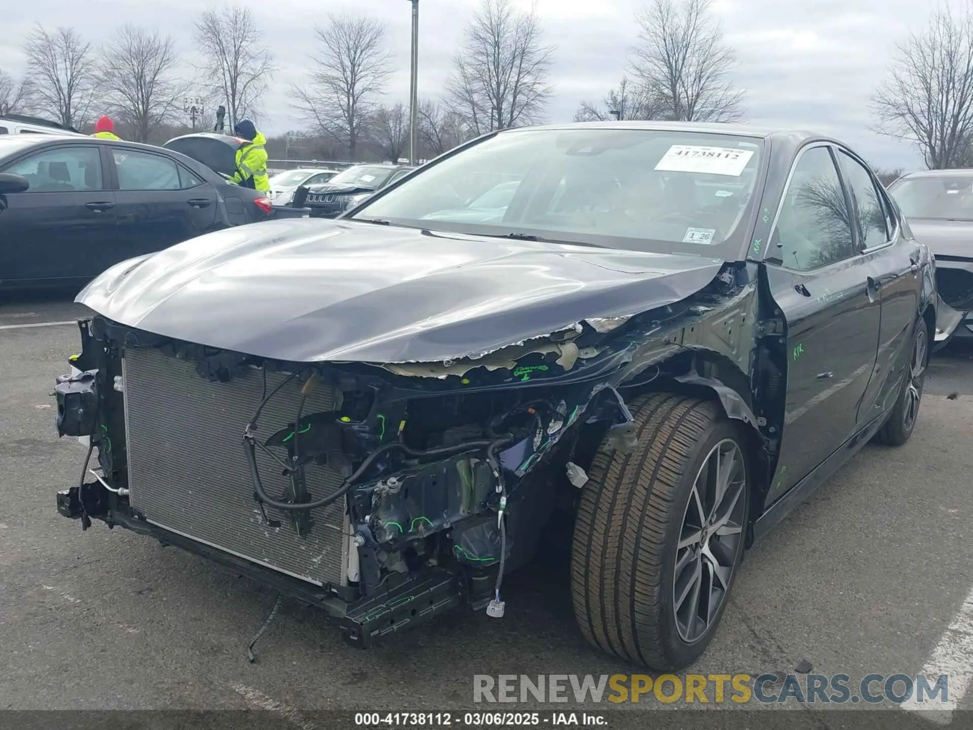 2 Photograph of a damaged car 4T1F11AK1MU610318 TOYOTA CAMRY 2021