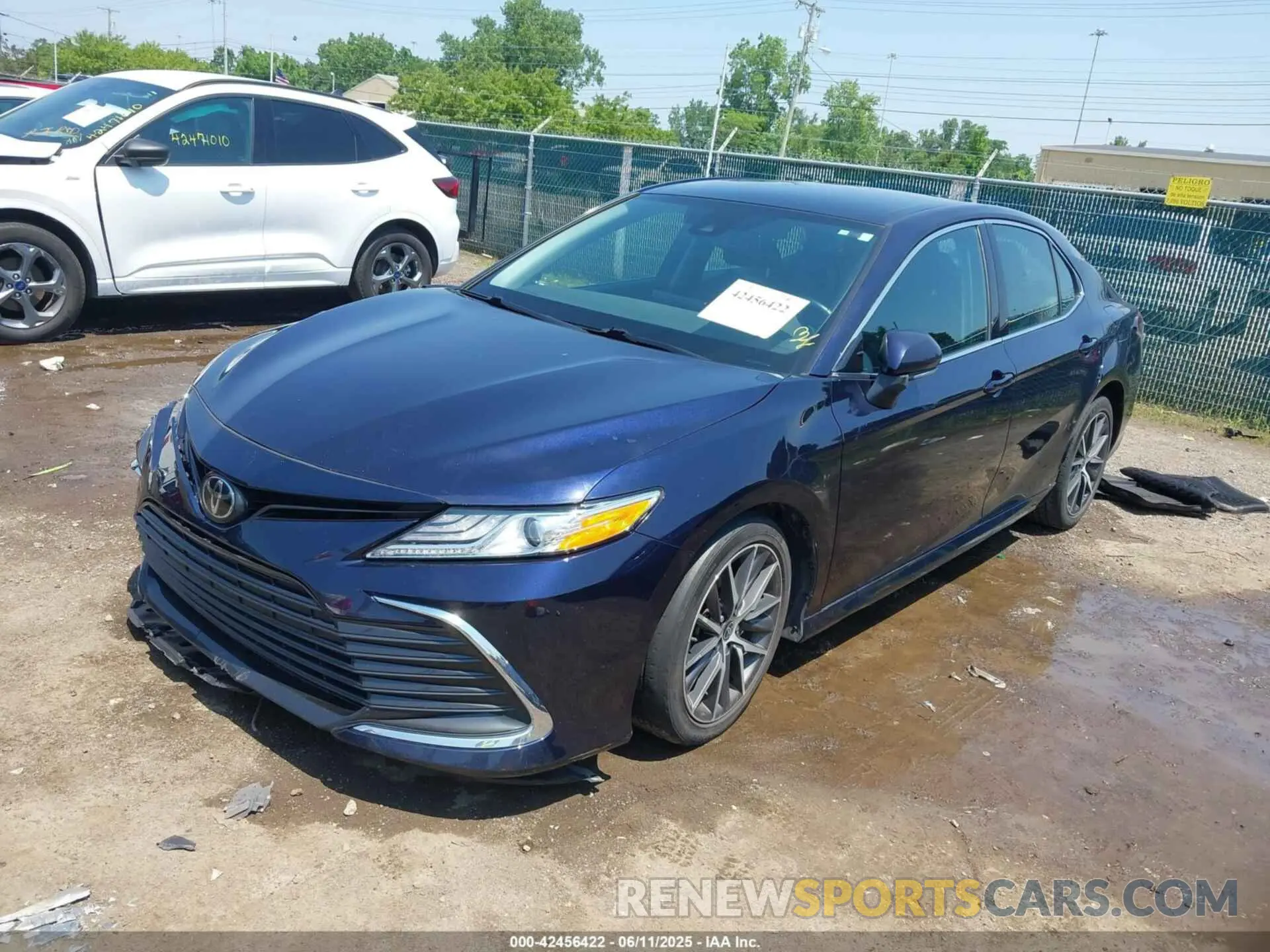 2 Photograph of a damaged car 4T1F11AK7MU443771 TOYOTA CAMRY 2021