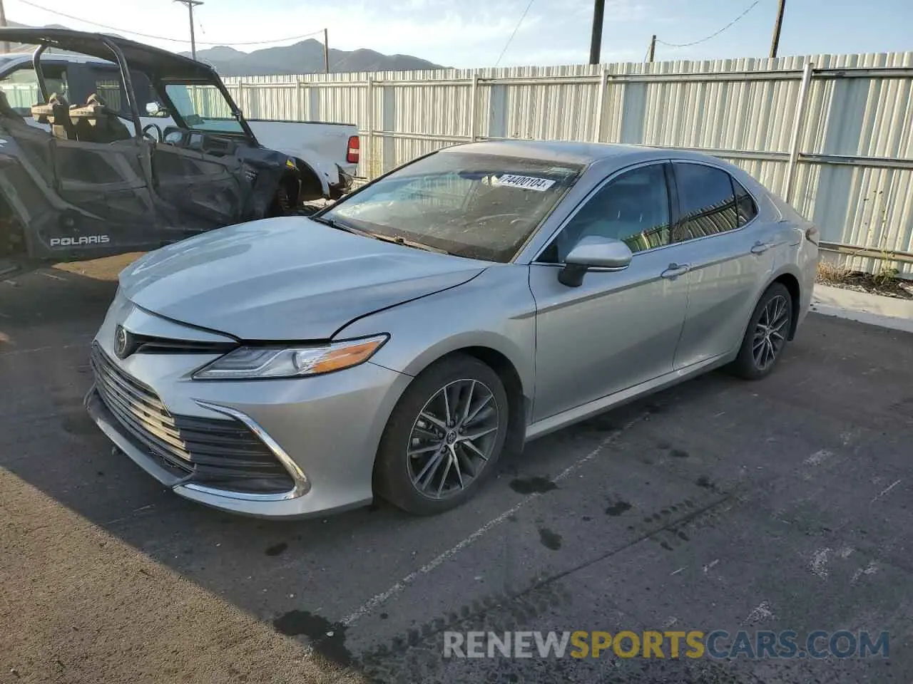 1 Photograph of a damaged car 4T1F11BK1MU022238 TOYOTA CAMRY 2021