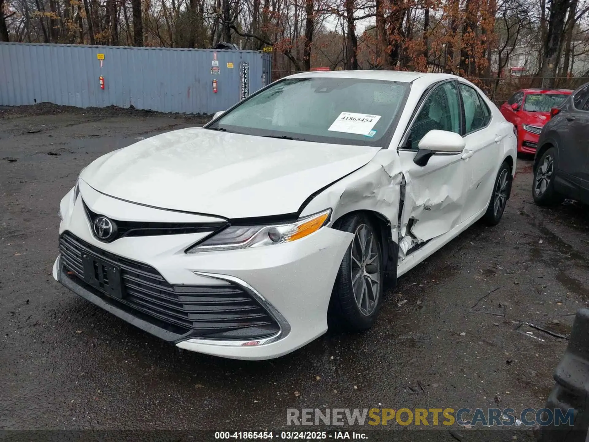 2 Photograph of a damaged car 4T1F11BK3MU037047 TOYOTA CAMRY 2021