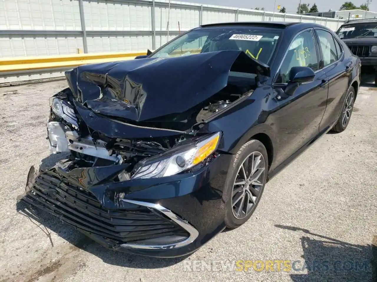 2 Photograph of a damaged car 4T1F11BK6MU029377 TOYOTA CAMRY 2021