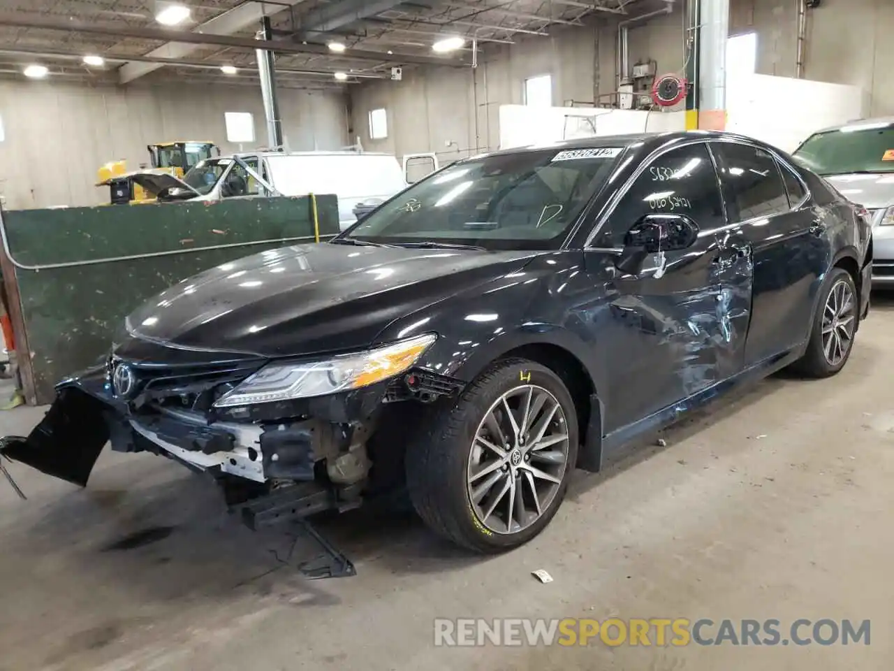 2 Photograph of a damaged car 4T1F11BK7MU034524 TOYOTA CAMRY 2021