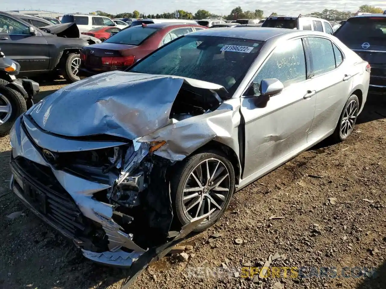 2 Photograph of a damaged car 4T1F11BK8MU041031 TOYOTA CAMRY 2021