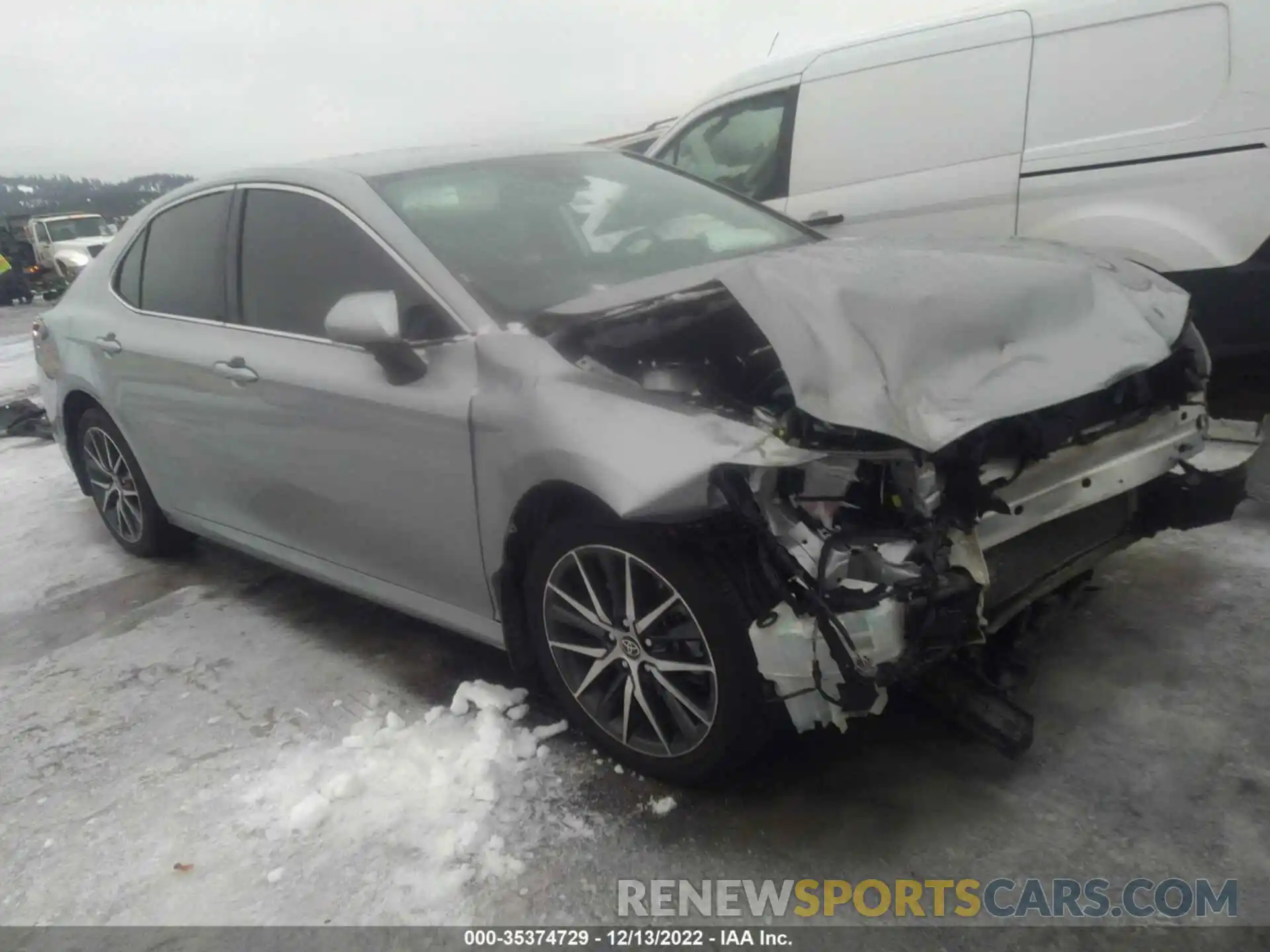 1 Photograph of a damaged car 4T1F11BK8MU045130 TOYOTA CAMRY 2021