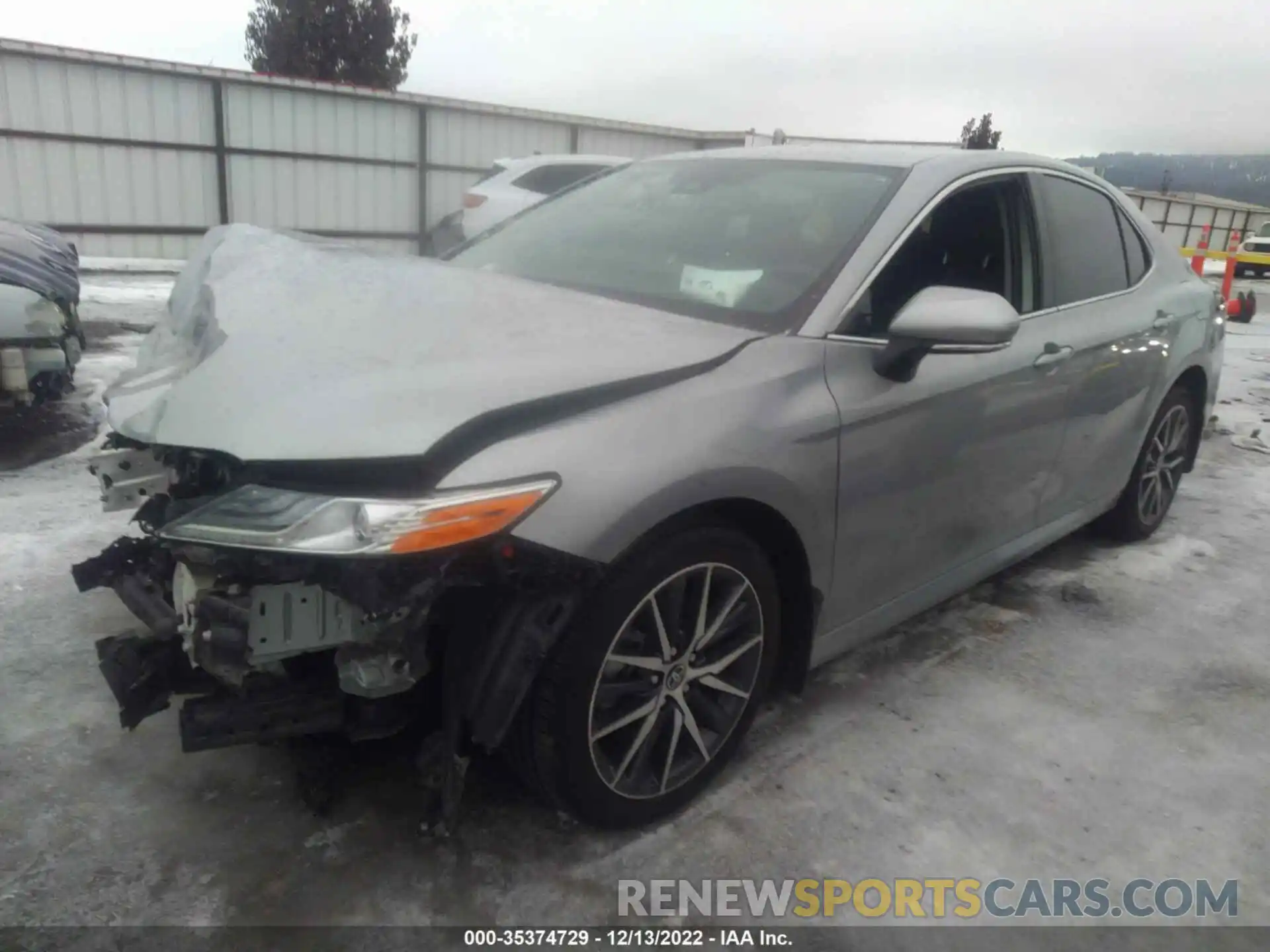 2 Photograph of a damaged car 4T1F11BK8MU045130 TOYOTA CAMRY 2021