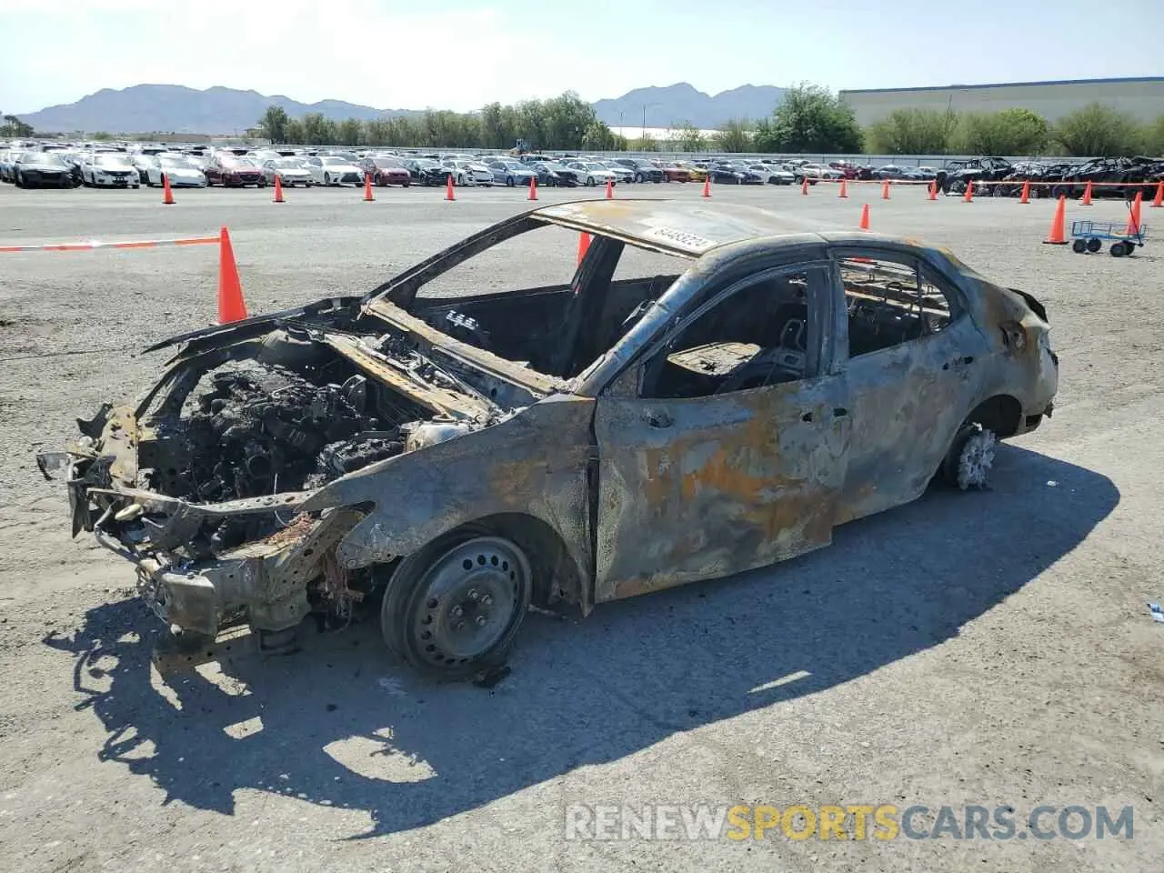 1 Photograph of a damaged car 4T1F11BKXMU023629 TOYOTA CAMRY 2021