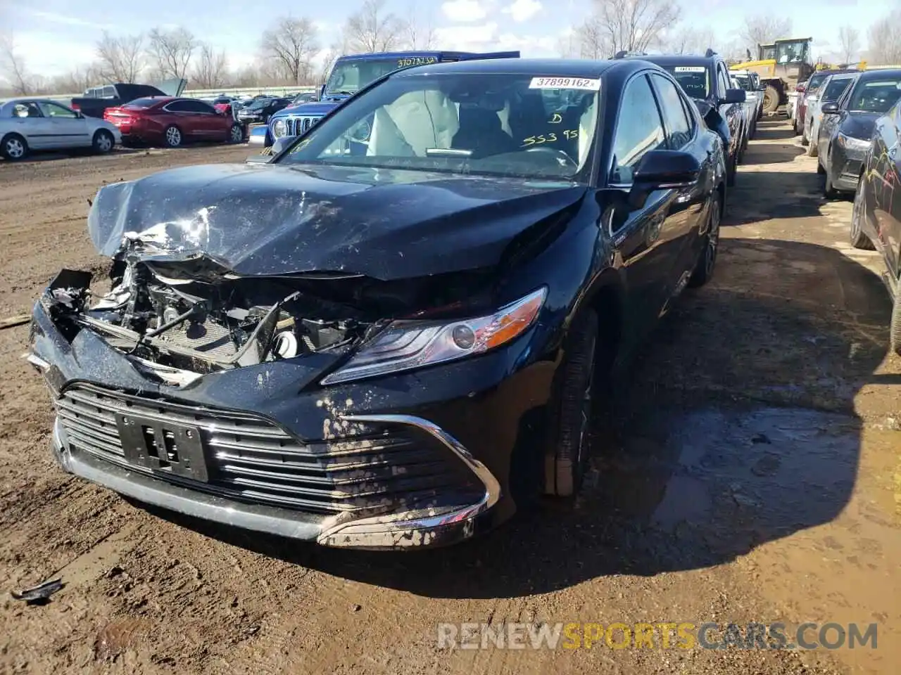 2 Photograph of a damaged car 4T1F31AK3MU553954 TOYOTA CAMRY 2021