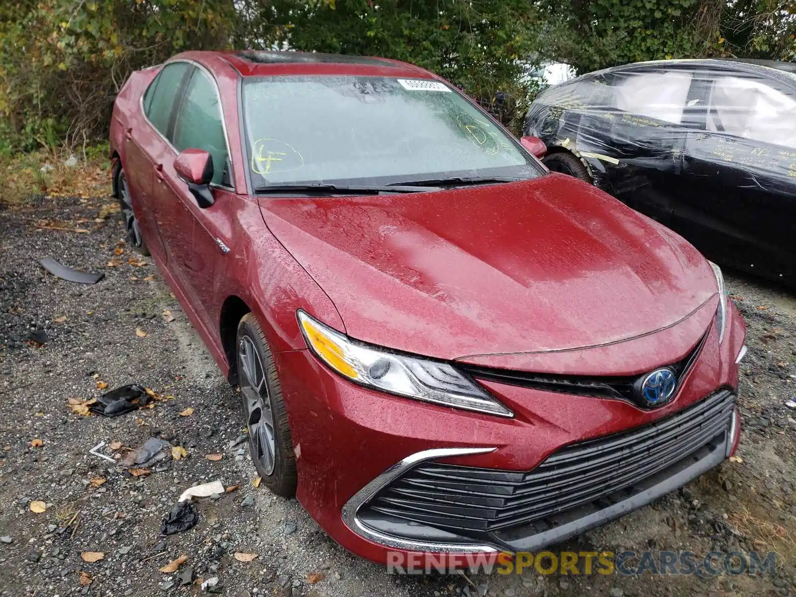 1 Photograph of a damaged car 4T1F31AK4MU548276 TOYOTA CAMRY 2021