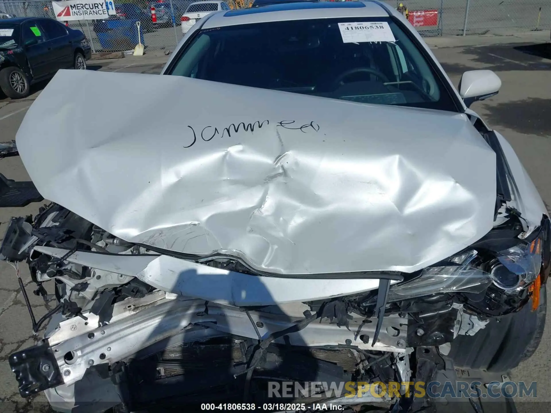 10 Photograph of a damaged car 4T1F31AK7MU548885 TOYOTA CAMRY 2021