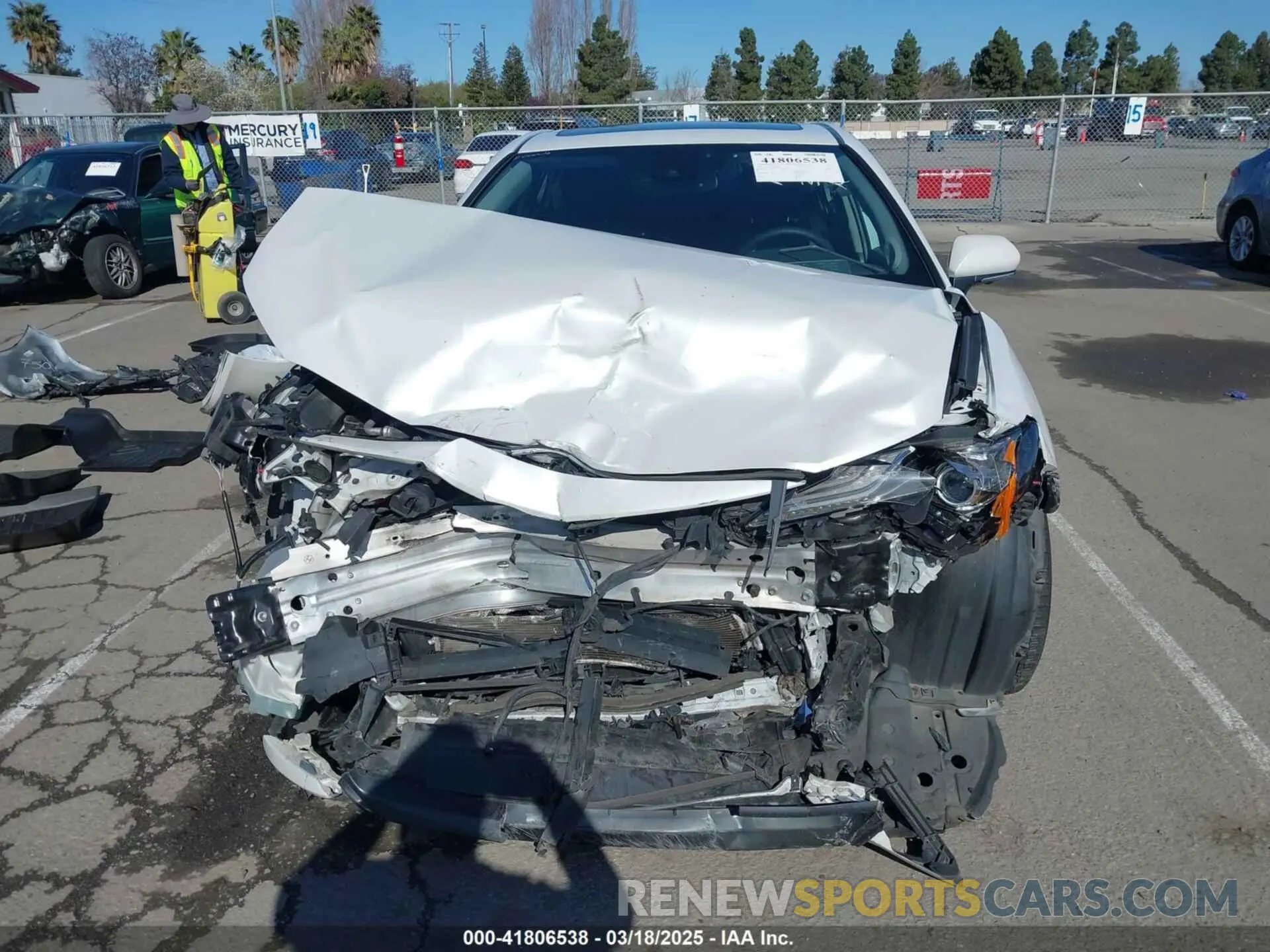 12 Photograph of a damaged car 4T1F31AK7MU548885 TOYOTA CAMRY 2021