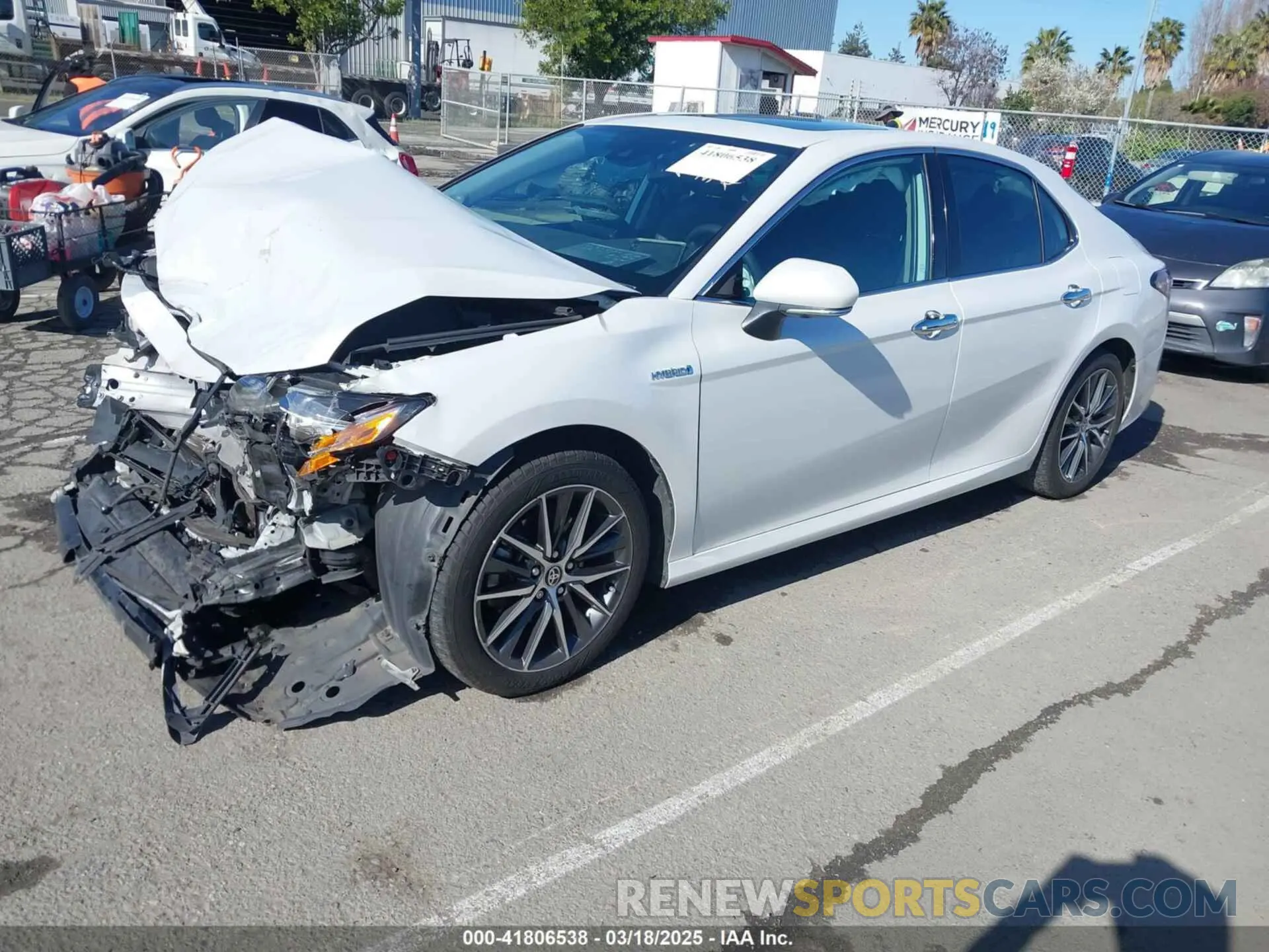2 Photograph of a damaged car 4T1F31AK7MU548885 TOYOTA CAMRY 2021
