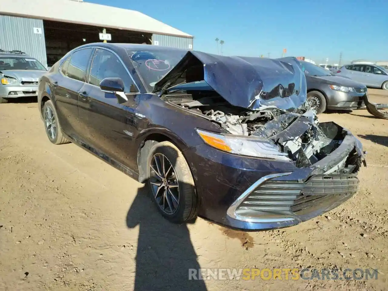 1 Photograph of a damaged car 4T1F31AK7MU552015 TOYOTA CAMRY 2021