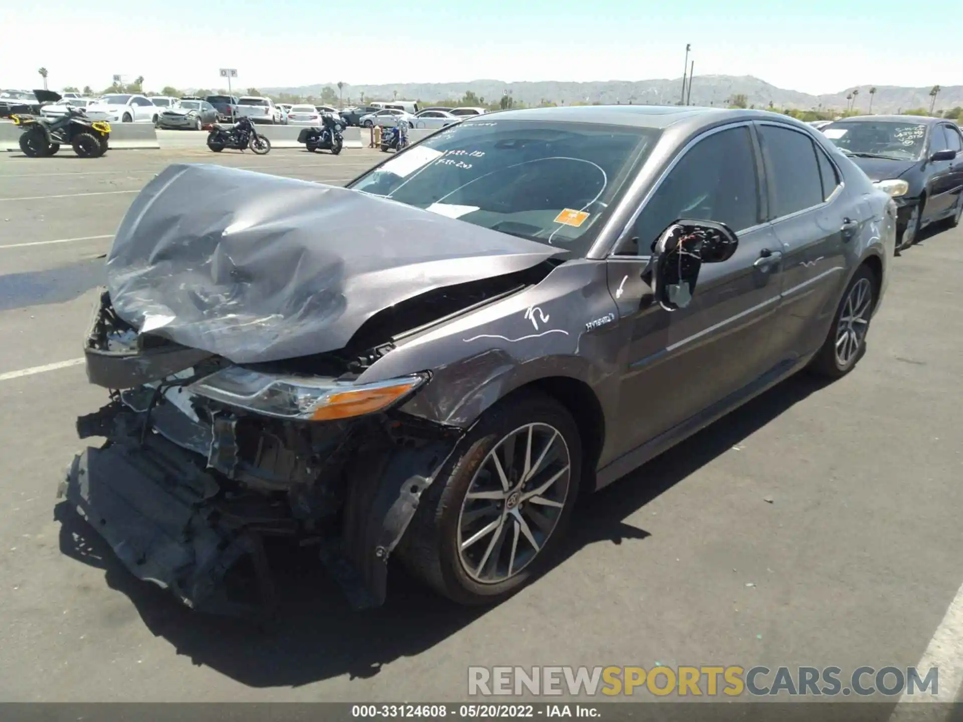 2 Photograph of a damaged car 4T1F31AK7MU563306 TOYOTA CAMRY 2021