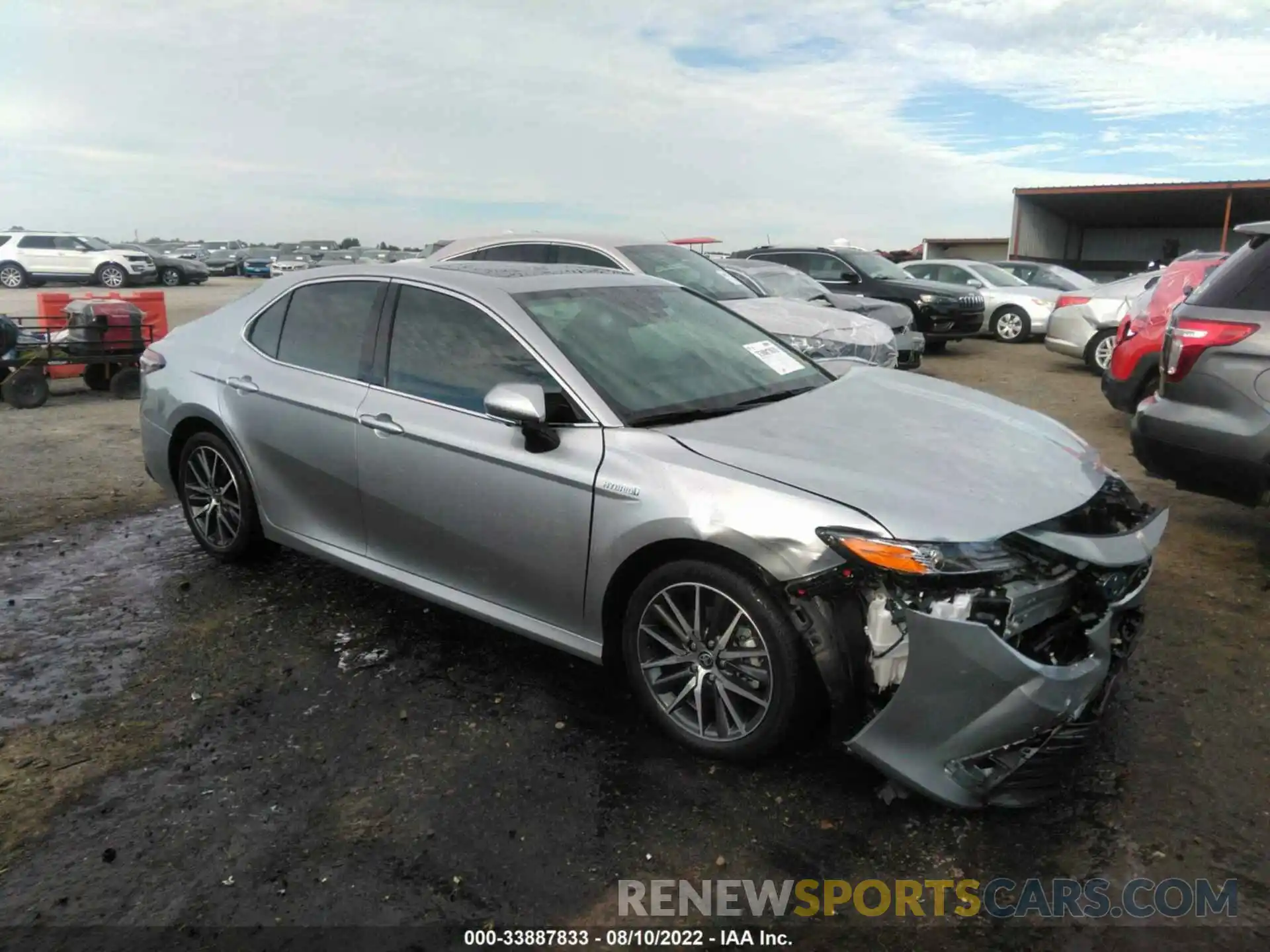 1 Photograph of a damaged car 4T1F31AK8MU569454 TOYOTA CAMRY 2021