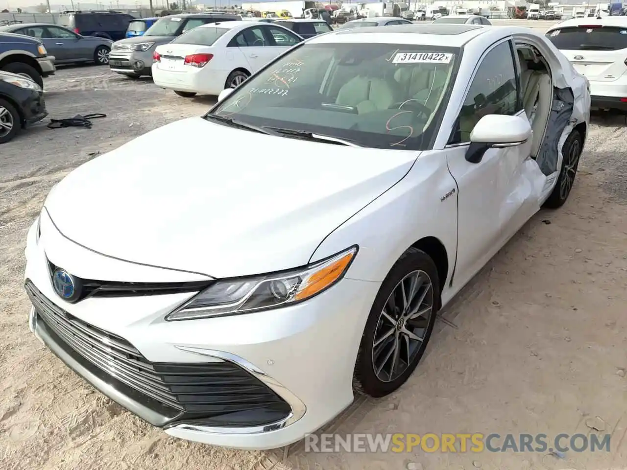 2 Photograph of a damaged car 4T1F31AKXMU020290 TOYOTA CAMRY 2021