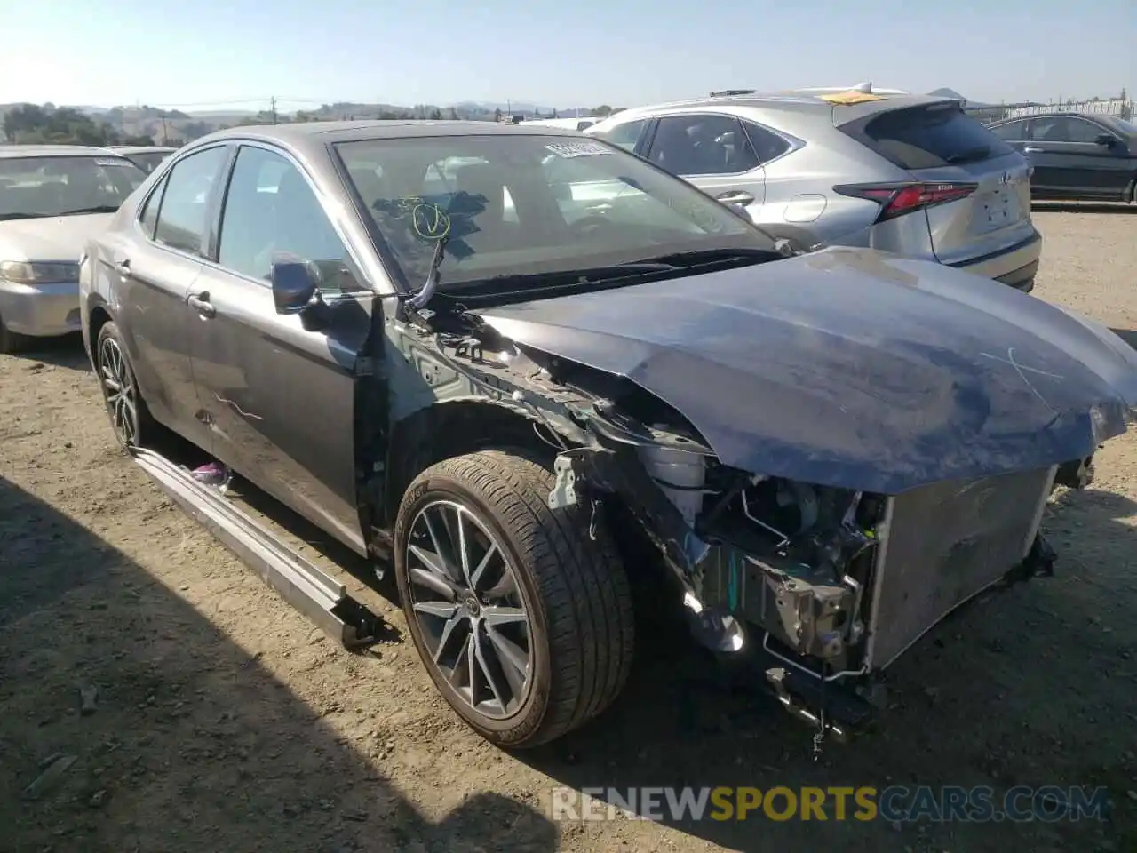 1 Photograph of a damaged car 4T1FZ1AK5MU049274 TOYOTA CAMRY 2021