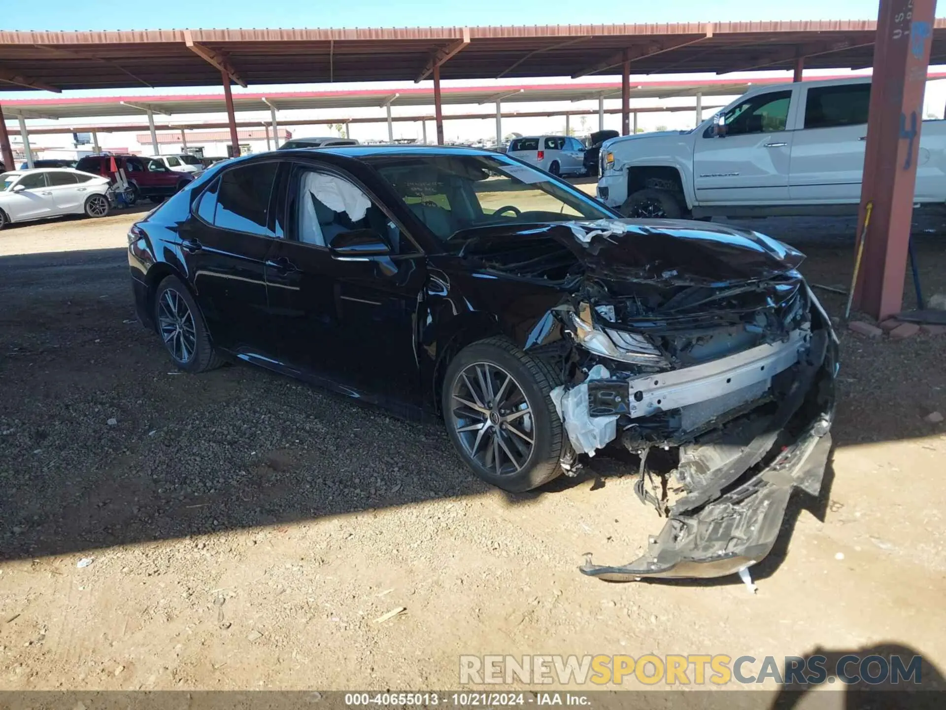 1 Photograph of a damaged car 4T1FZ1AK8MU052668 TOYOTA CAMRY 2021