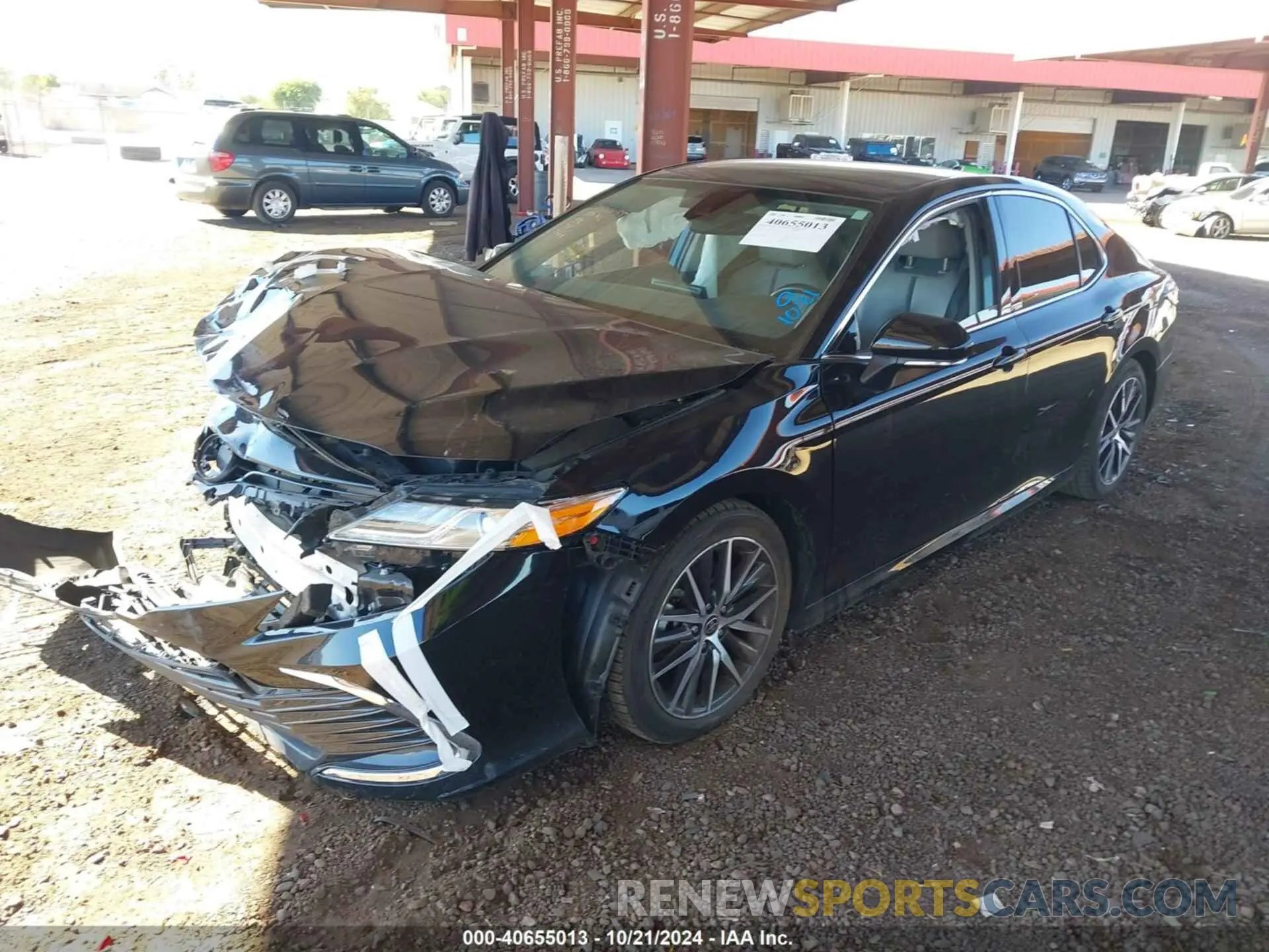 2 Photograph of a damaged car 4T1FZ1AK8MU052668 TOYOTA CAMRY 2021