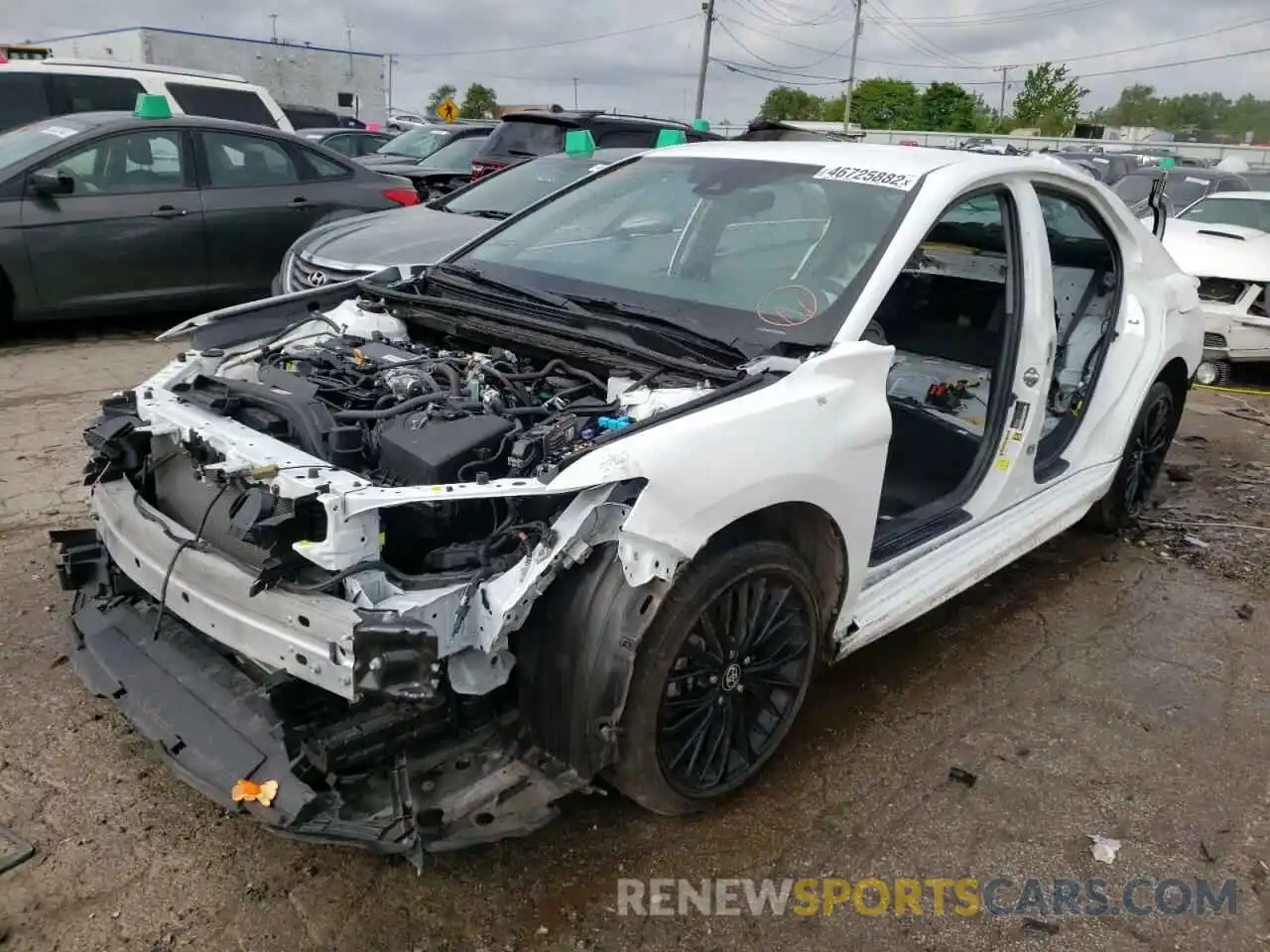 2 Photograph of a damaged car 4T1G11AK0MU408882 TOYOTA CAMRY 2021